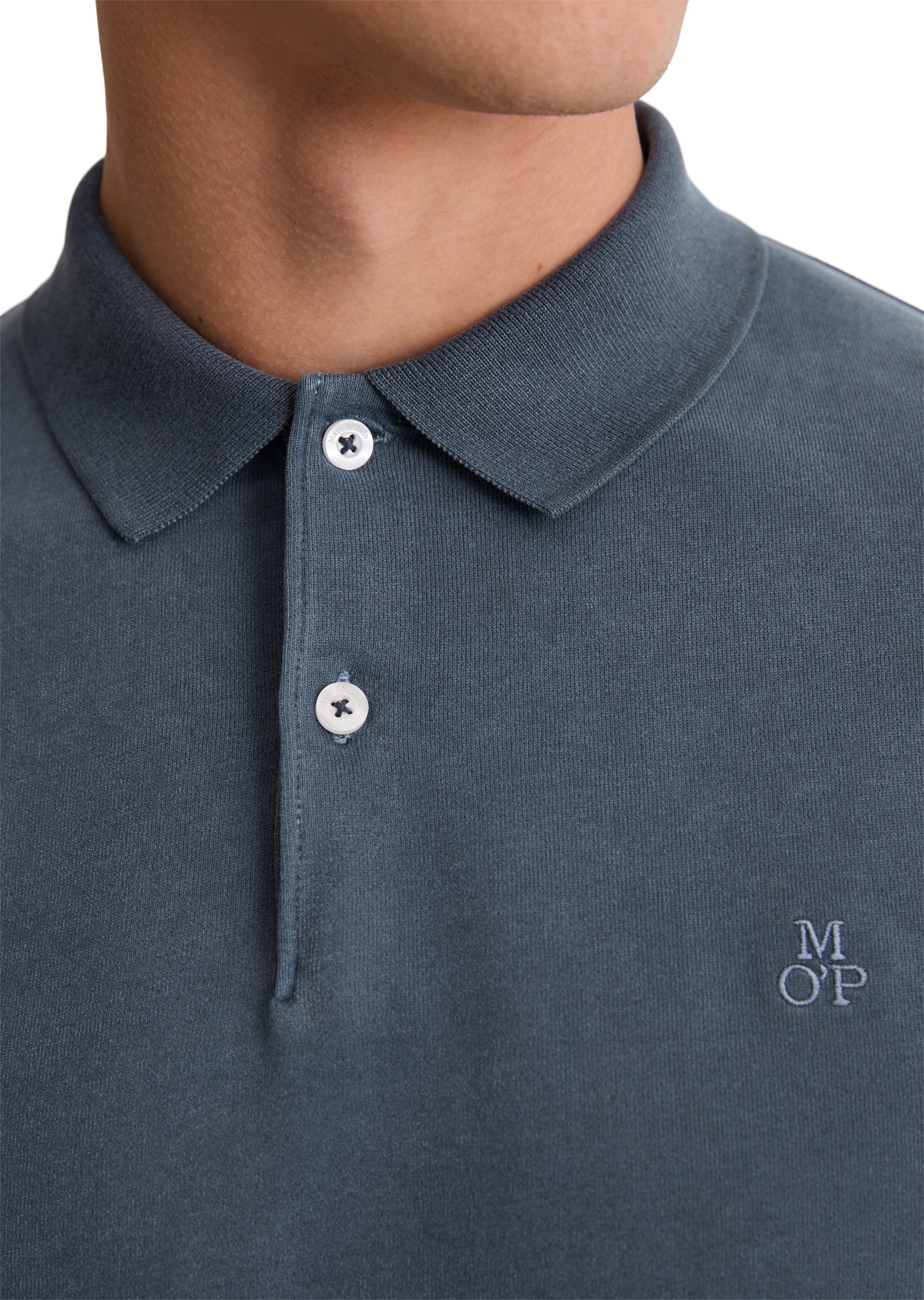 Marc O'Polo Polo à manches longues im Washed-Look