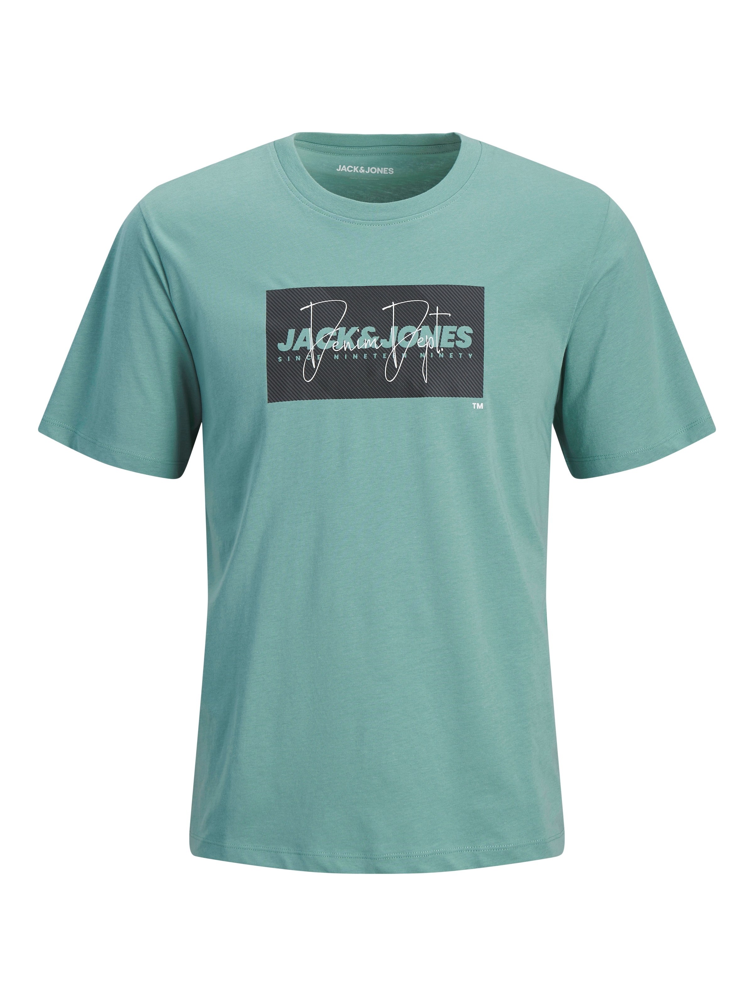 Image of Jack & Jones PlusSize Rundhalsshirt "JJCOLE PRINT TEE SS CREW NECK PLS"