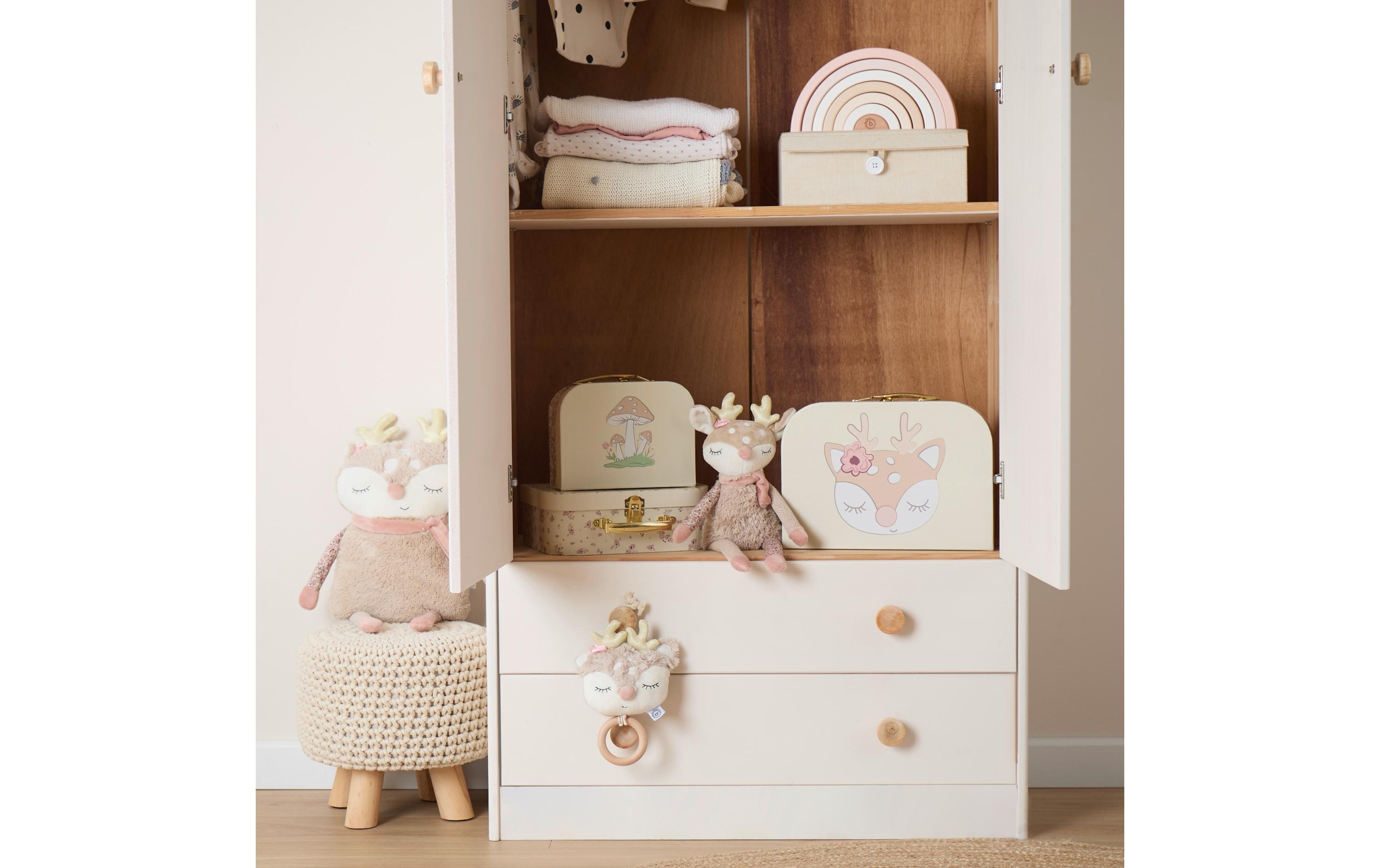 BIECO Spielwerkzeugkoffer »Ella vintage flowers 3er Set«
