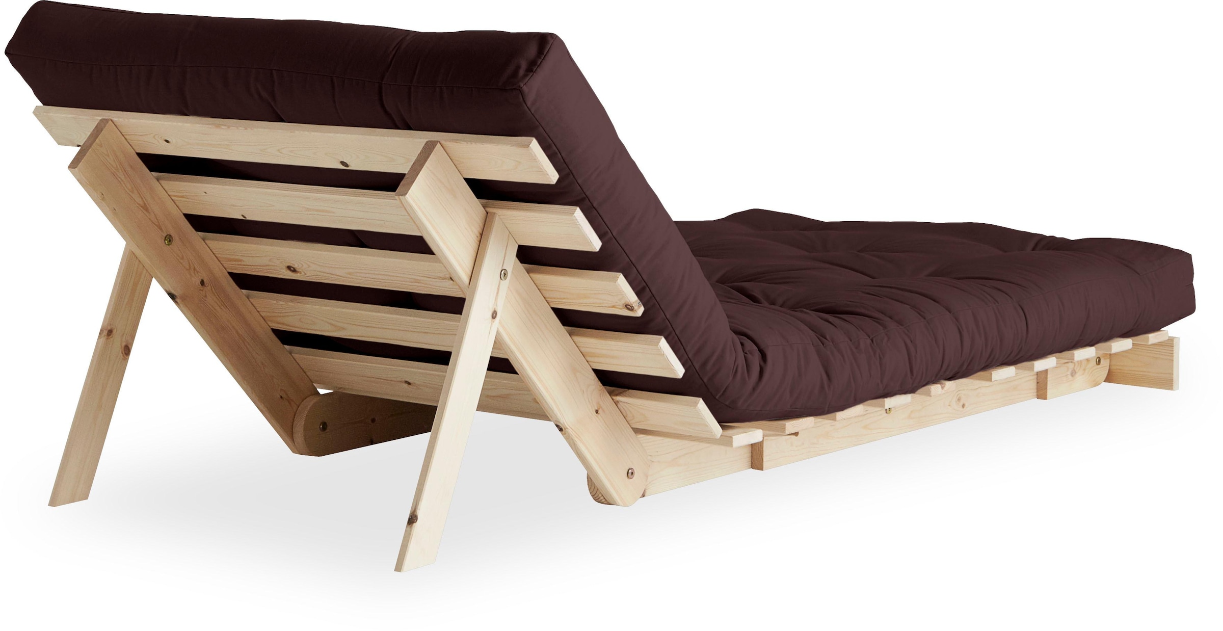 Karup Design Schlafsofa »Roots 90 Schlafsofa, Gästebett, Sofa mit Futonmatratze«, Inkl. Futonmatratze, Liegefläche 90x200 cm, FSC® zertifizierte Kiefer