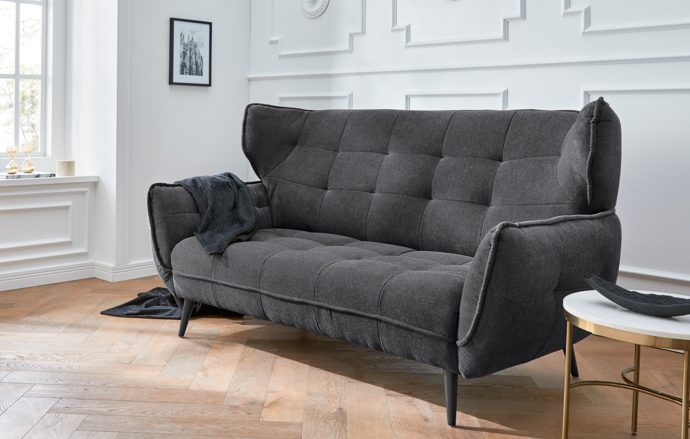 Leonique 2-places »Ariana« Big-Sofa bzw. stylischer Hochlehner