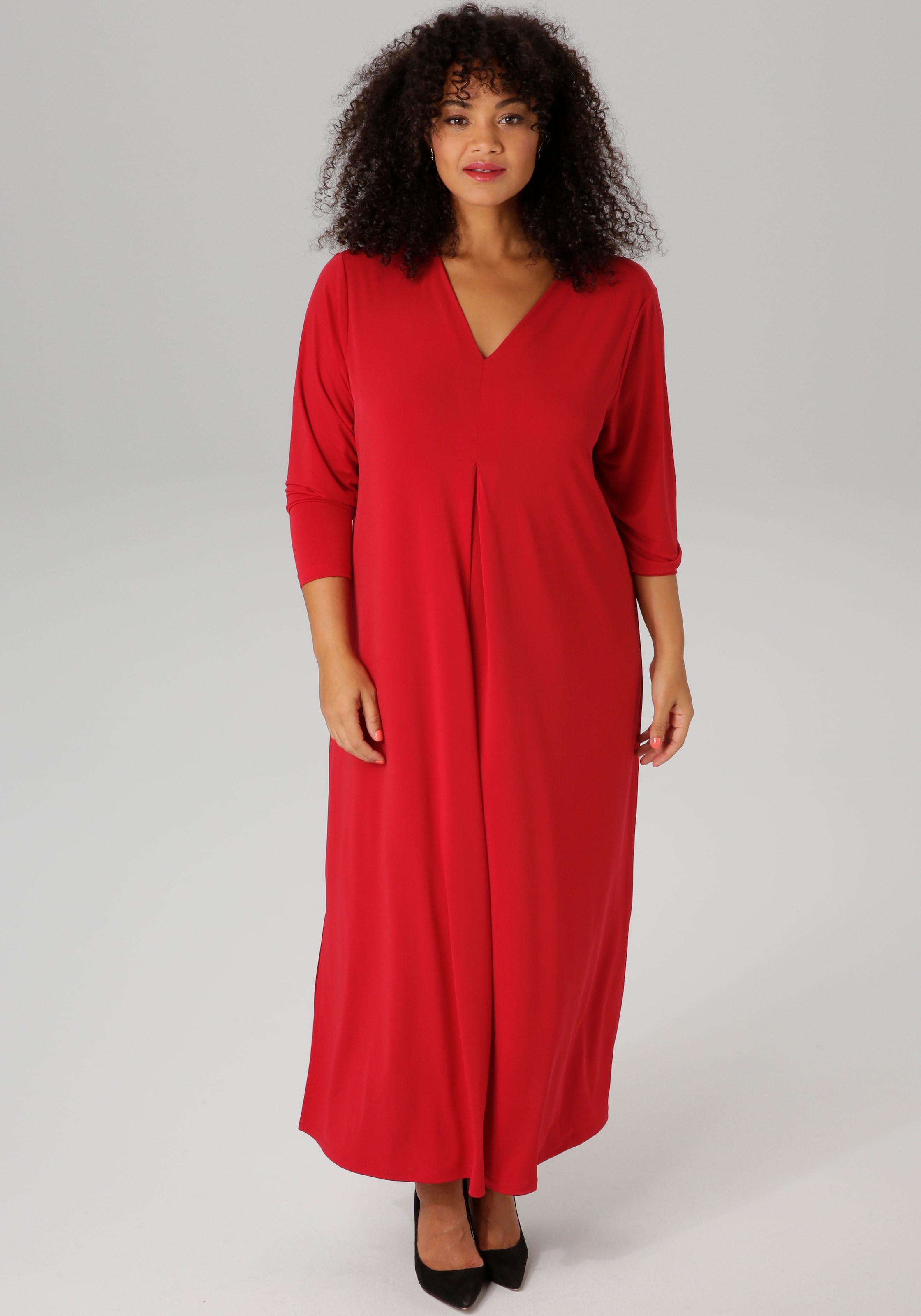 Aniston PLUS Maxikleid, mit raffinieren Seitenschlitzen