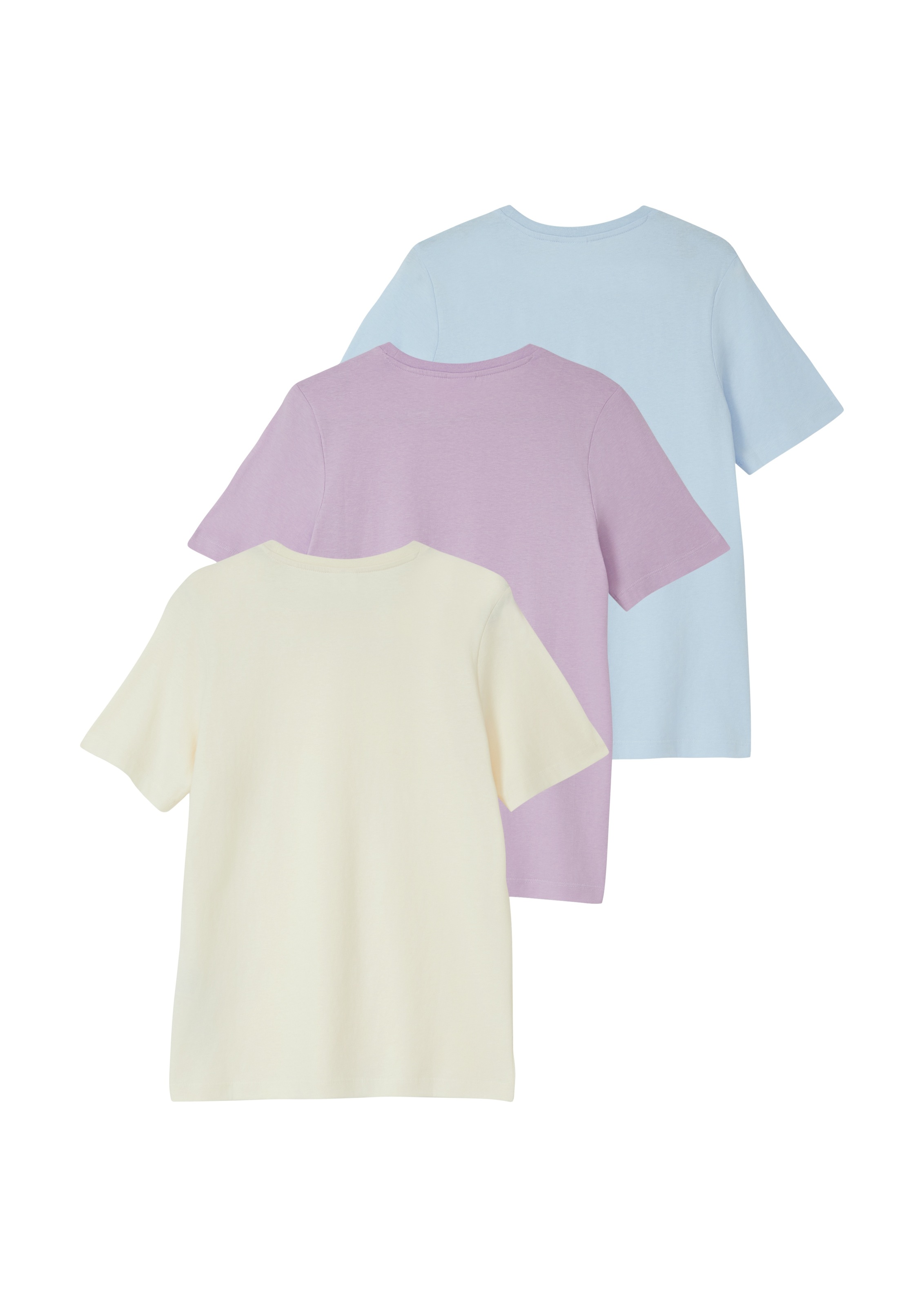 s.Oliver Junior T-Shirt 2 3er Pack, unifarben und unisex