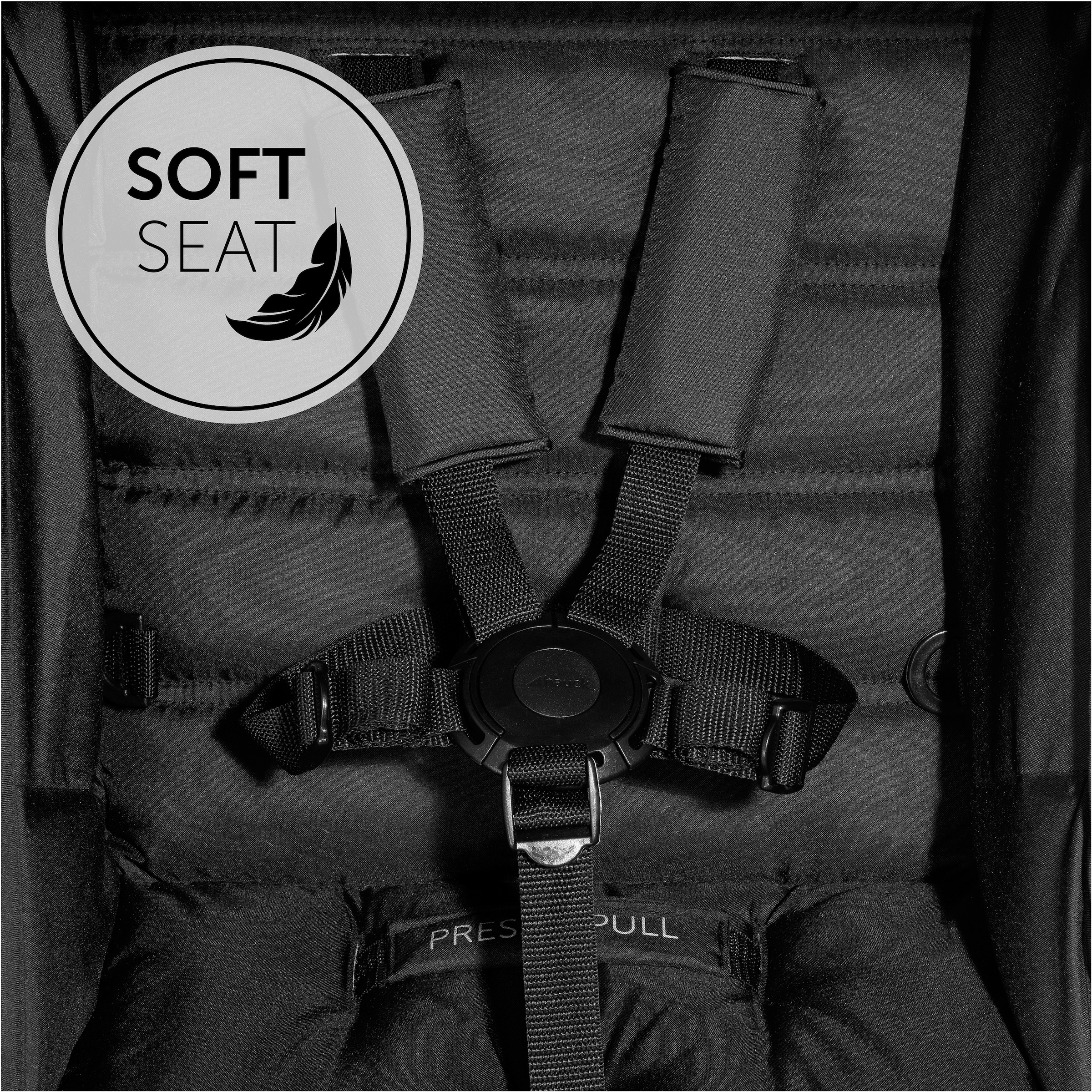 Hauck Poussette pour enfants »Rapid 4, schwarz« 25 kilos mit schwenk- und feststellbaren Vorderrädern