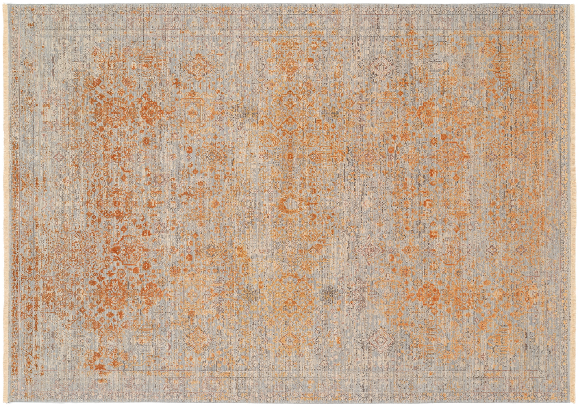 OCI DIE TEPPICHMARKE Teppich »FARBEN GRANDE« rechteckig Klassisches Muster, eingefasst, in 3-D-Optik