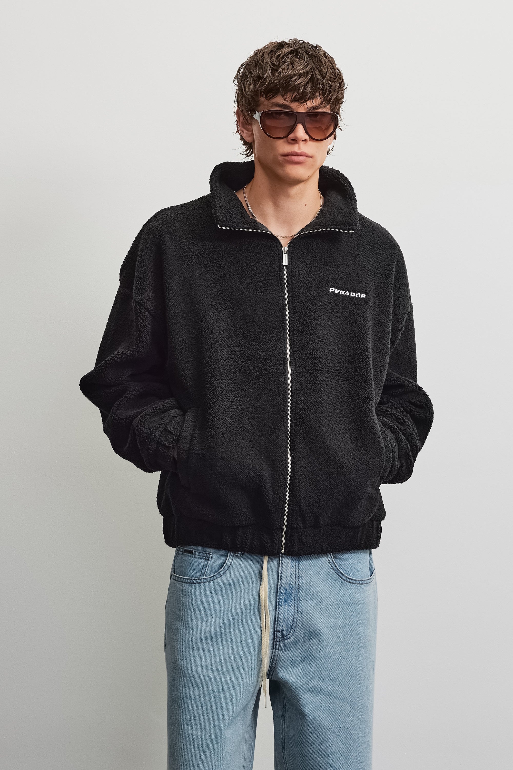 PEGADOR Veste sweat »Alto Teddy Jacket« Kunstfaser, regular fit