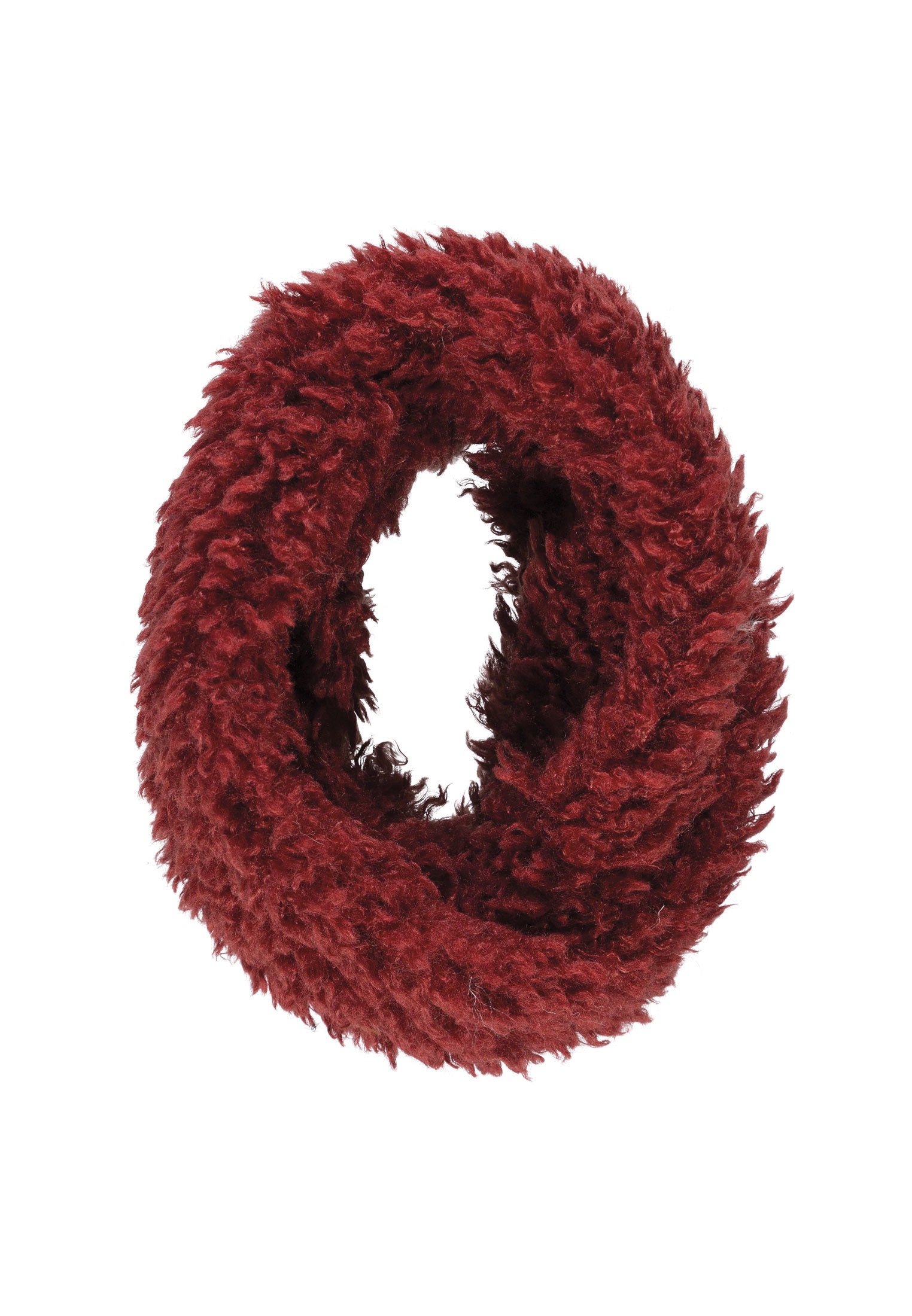 Loop-Schal aus Lammfellimitat