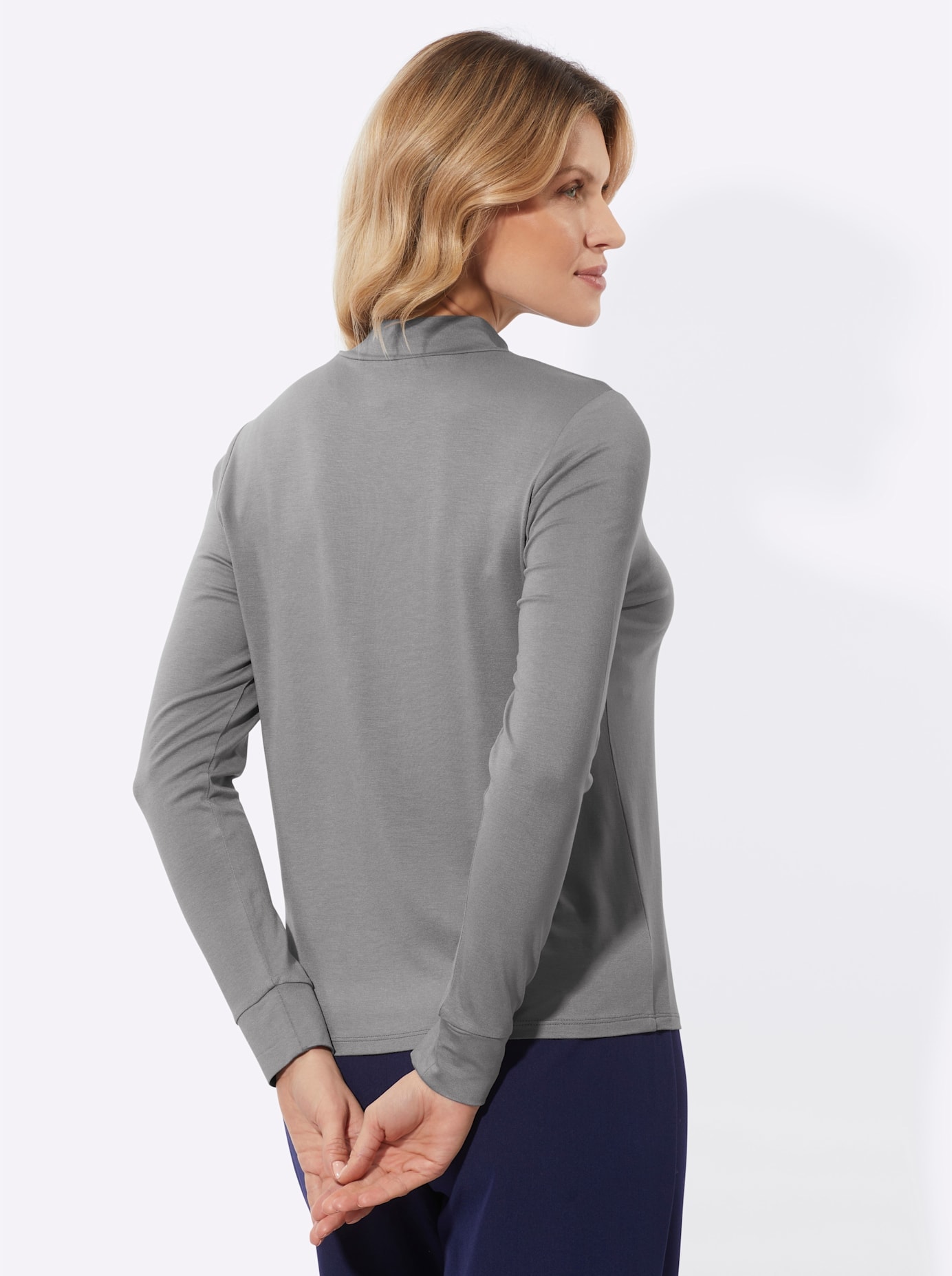 Classic Basics Stehkragenshirt »Stehkragen-Shirt«, (1 tlg.)
