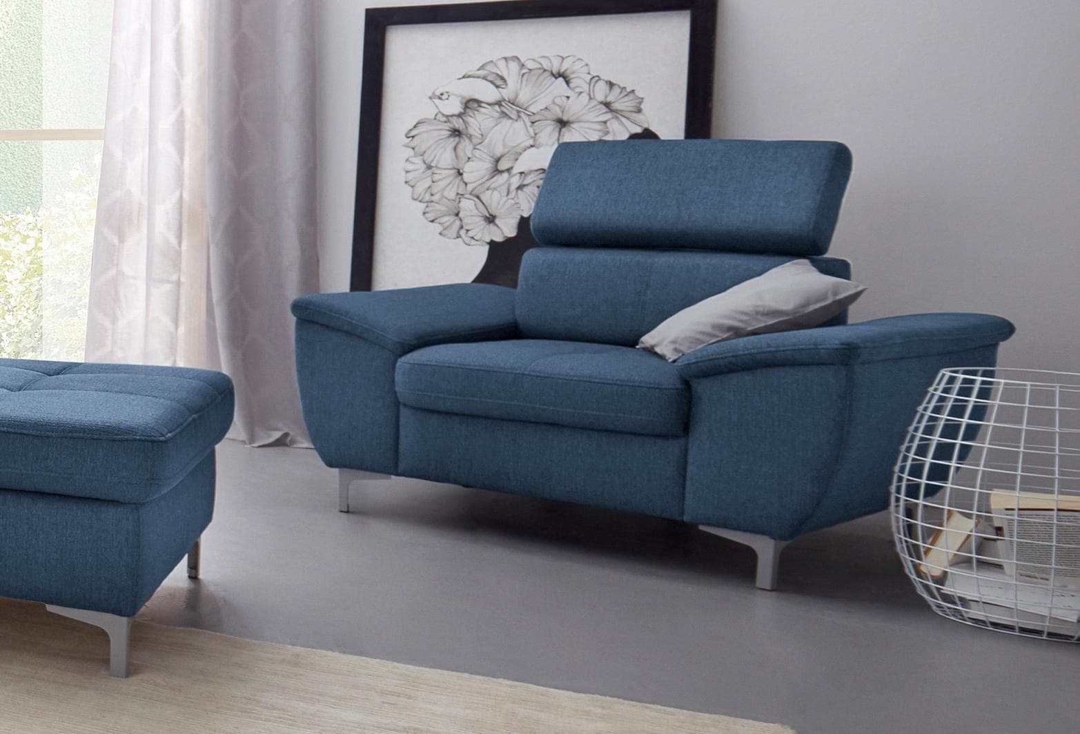 exxpo - sofa fashion Sessel »Azzano, Loungesessel«