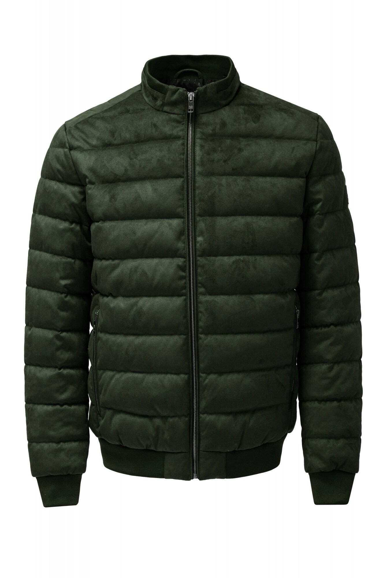 Image of Salsa Steppjacke "Salsa Jeans Steppjacke Suede Puffer Bomber Jacket"