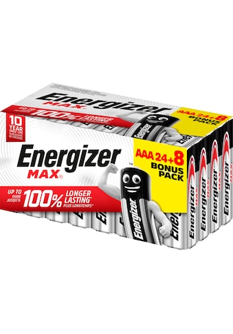 Energizer Batterie »24+8 Stück Max Promotionware Micro (AAA)«, LR03, (32 St.) kaufen