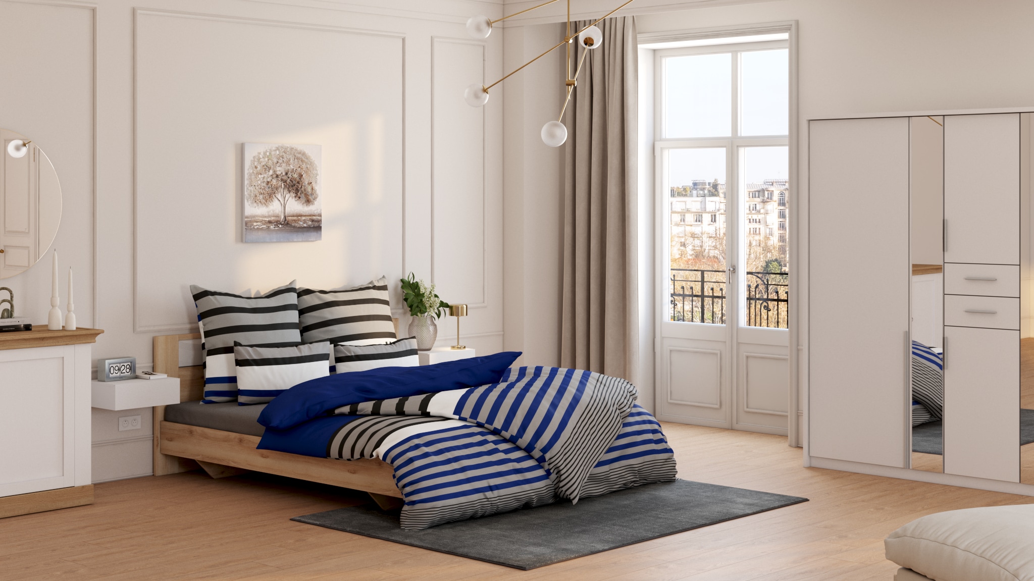 GOODproduct Couette microfibre »Mondschein, Bettdecke 135x200 cm, 155x220 cm, 200x200 cm« normal Füllung Polyester 1 cuis tlg. Bettdecken, Sommer, Winter; allergiker geeignet (Hausstauballergiker)