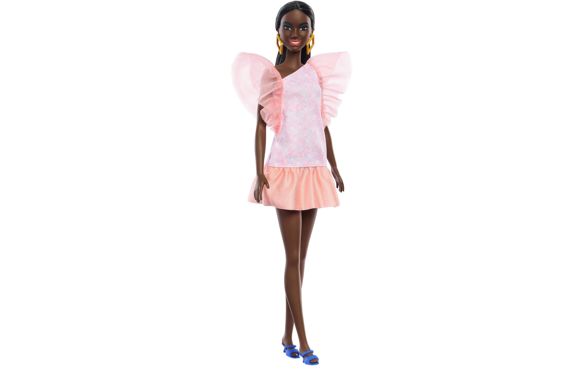 Barbie Anziehpuppe »Fashionista Peach Puffy Dress«