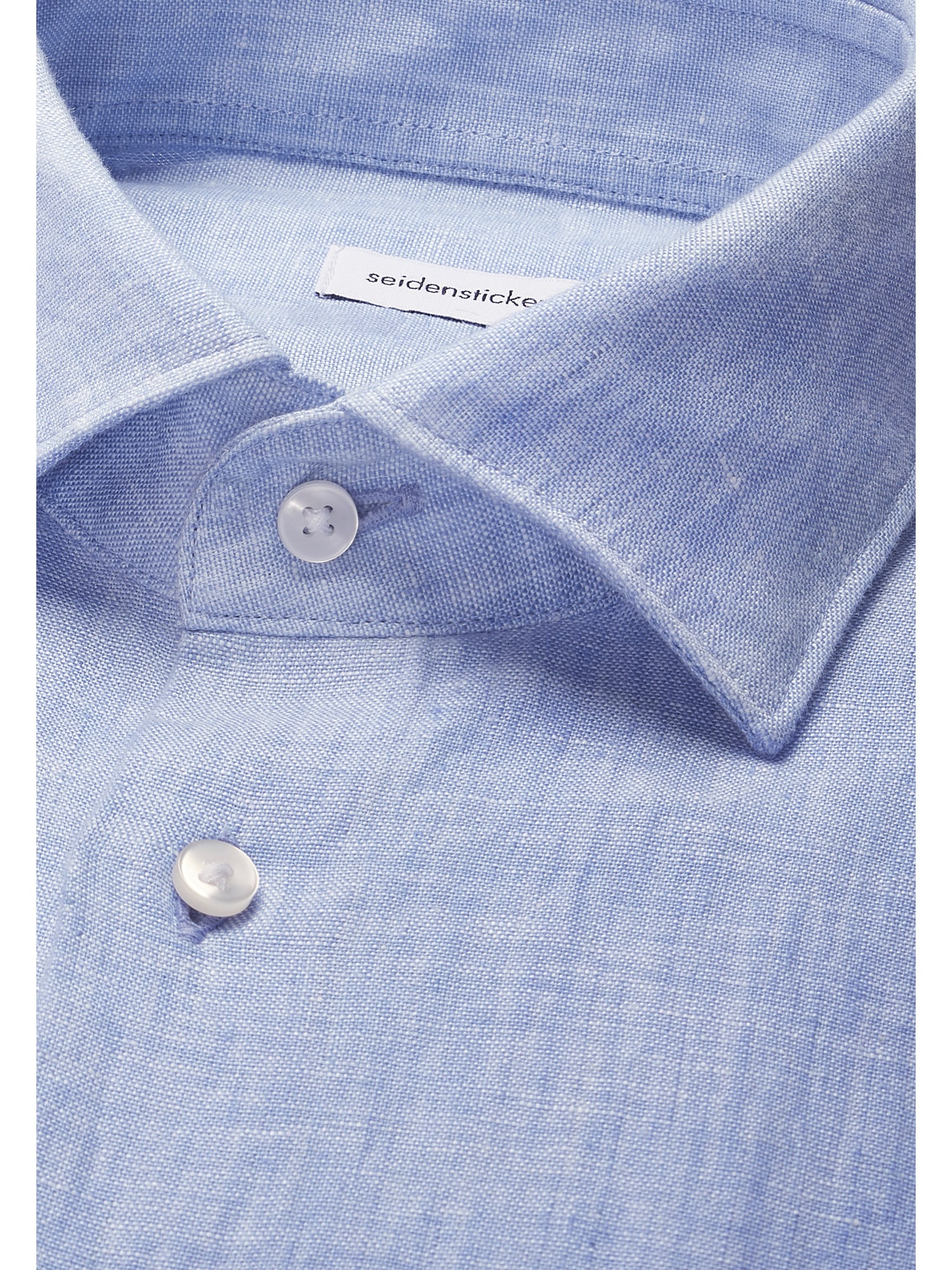 seidensticker Chemise en lin »Schwarze Rose« Slim 1/1 Kentkragen Uni