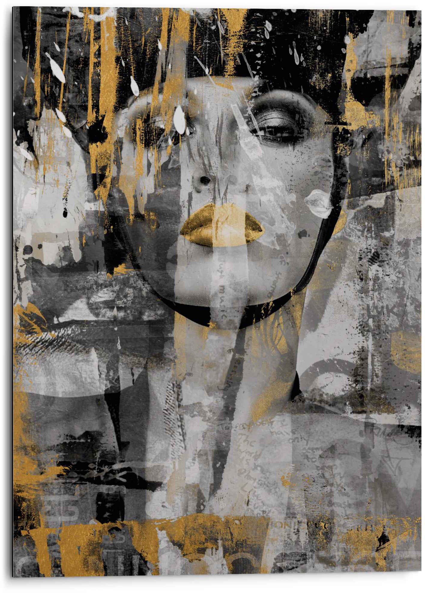 Image of Reinders! Wandbild »Aluminium Wandbild Kraftvolle Frau Frau - Freiheit - Modern - Kräftig«, Frau, (1 St.) bei Ackermann Versand Schweiz