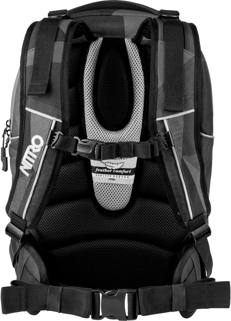 NITRO Schulrucksack »Superhero«, Reflektoren, Rucksack für Schule und Freizeit