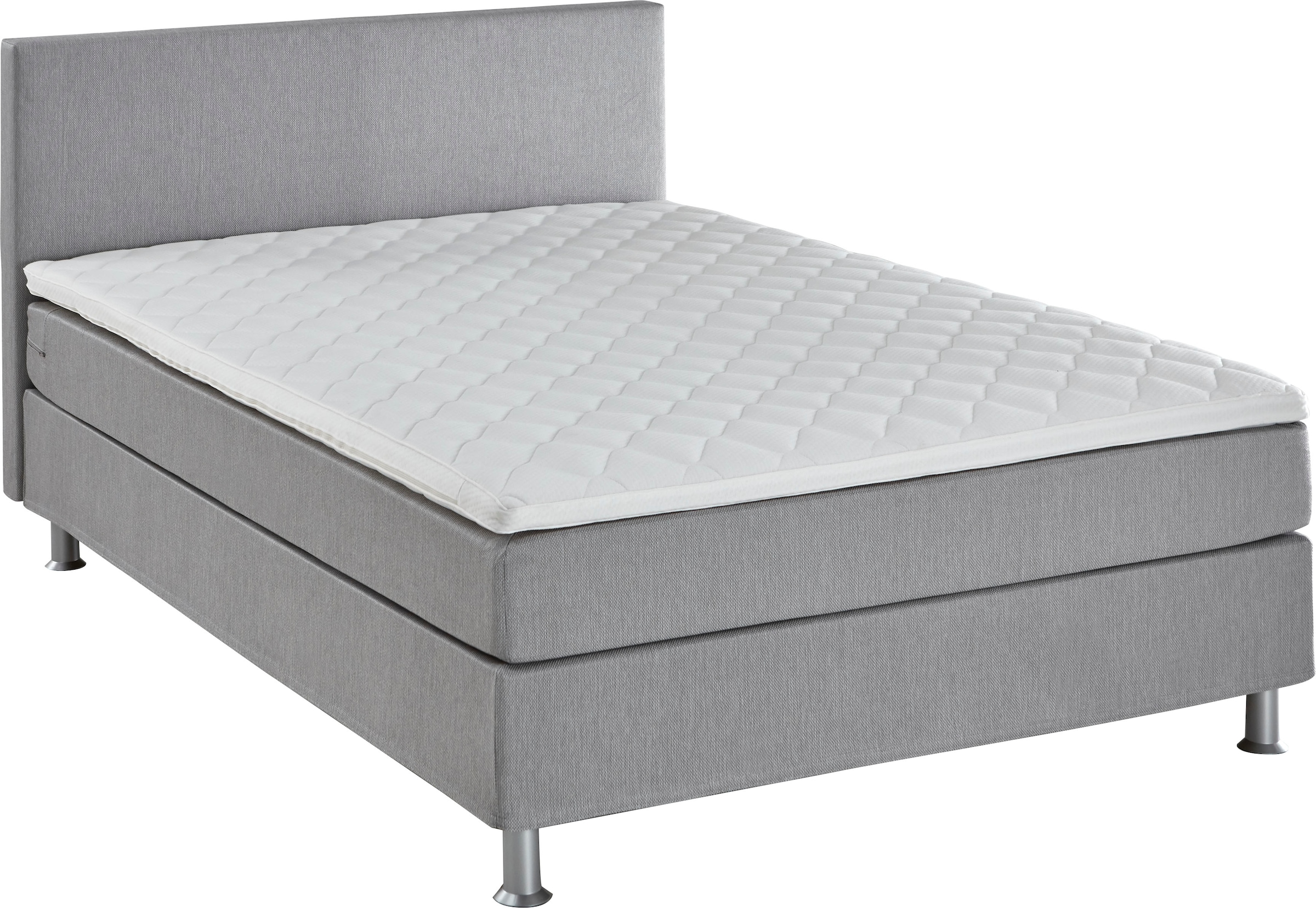 ATLANTIC home collection Boxbett »Edison« inkl. Bonnellfederkern-Matratze und Topper