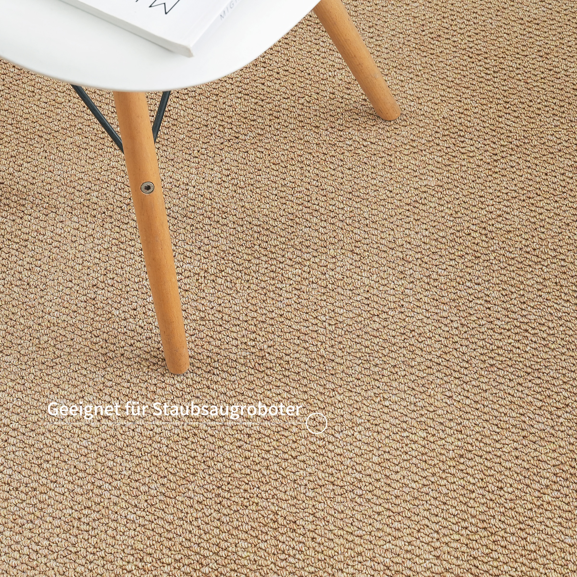 GOODproduct Teppich »Lilia« rechteckig 5 mm Höhe Sisal-Optik, uni, waschbar, Wohnzimmer, Schlafzimmer, Esszimmer