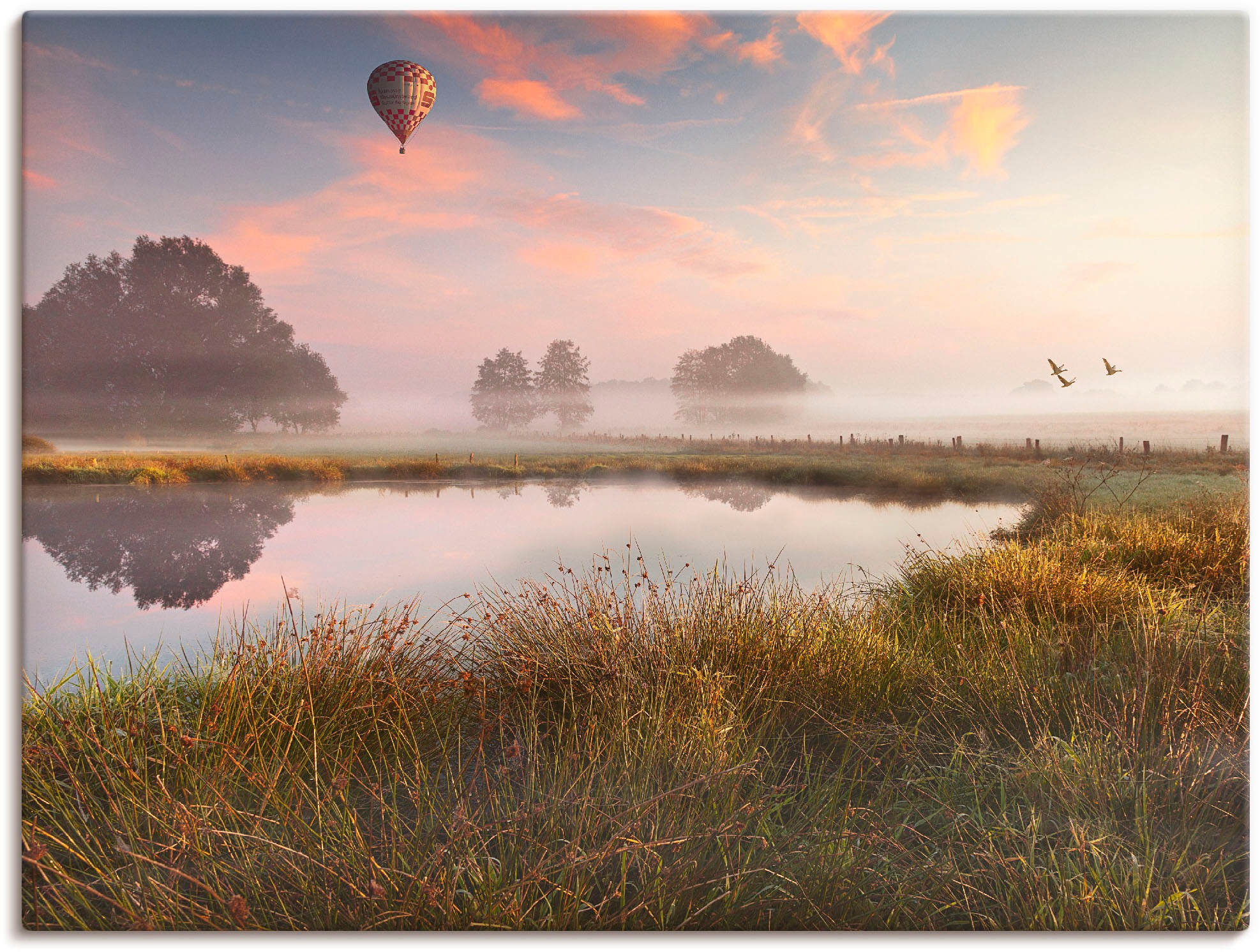 Image of Artland Wandbild »Die Freiheit erleben....«, Ballonfahren, (1 St.), in vielen Grössen & Produktarten -Leinwandbild, Poster, Wandaufkleber / Wandtattoo auch für Badezimmer geeignet bei Ackermann Versand Schweiz