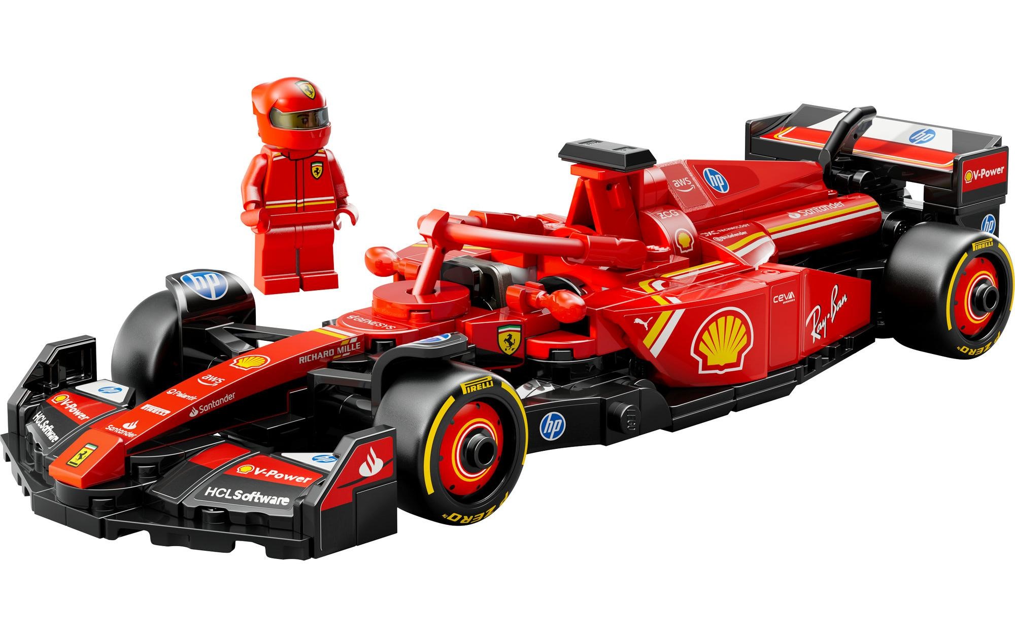 LEGO® Spielbausteine »Speed Champions Ferrari SF-24 F1 Rennauto 77242«, (275 St.)