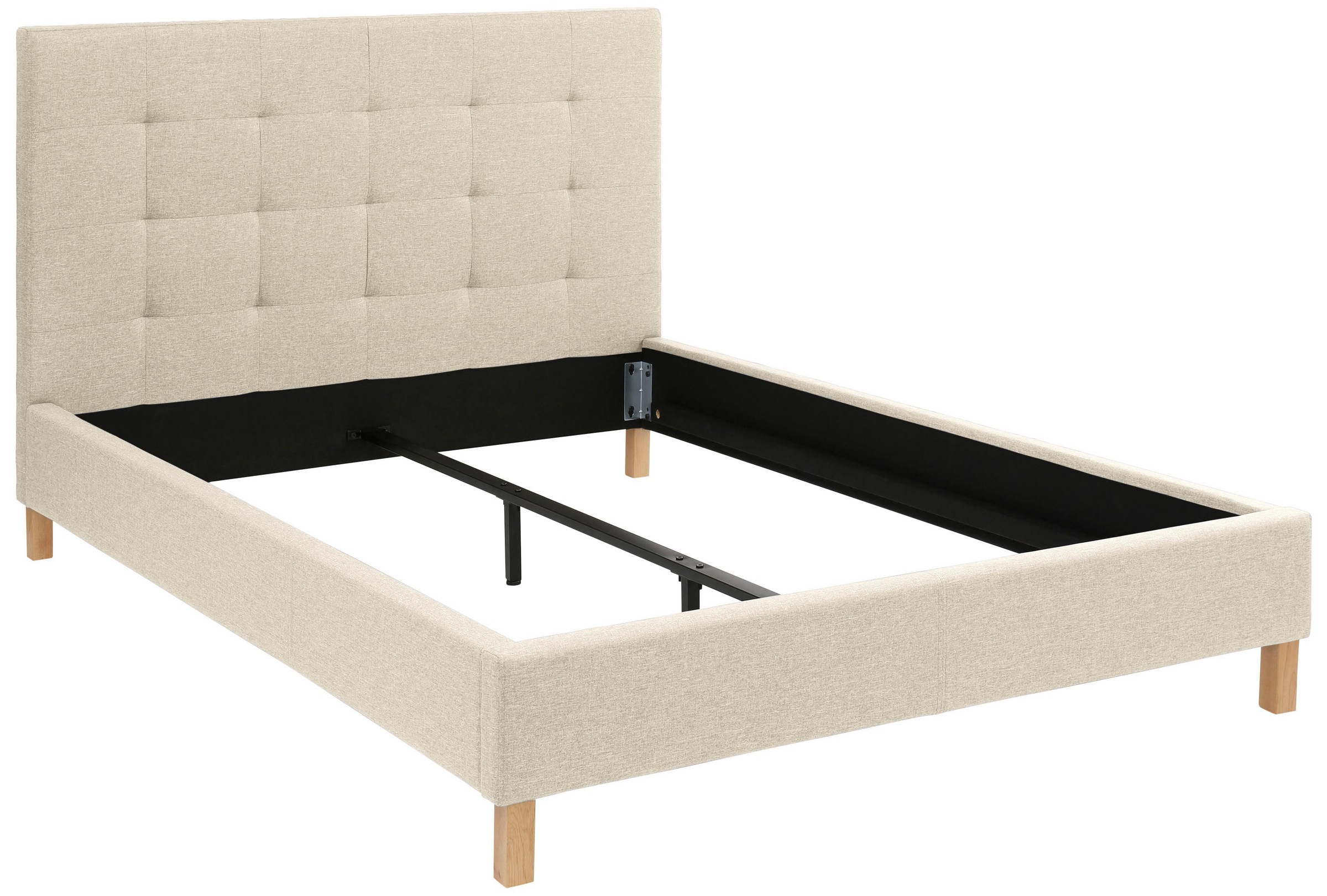 Image of Home affaire Polsterbett »Pellworm«, wahlweise in 4 Breiten, mit aufwendiger Steppung am Kopfteil bei Ackermann Versand Schweiz