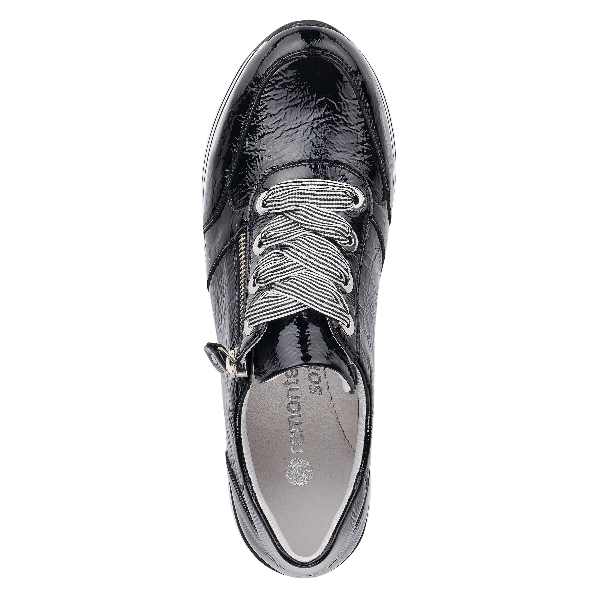 Remonte Plateausneaker  , Freizeitschuh, Halbschuh, Schnürschuh mit gepolstertem Schaftrand