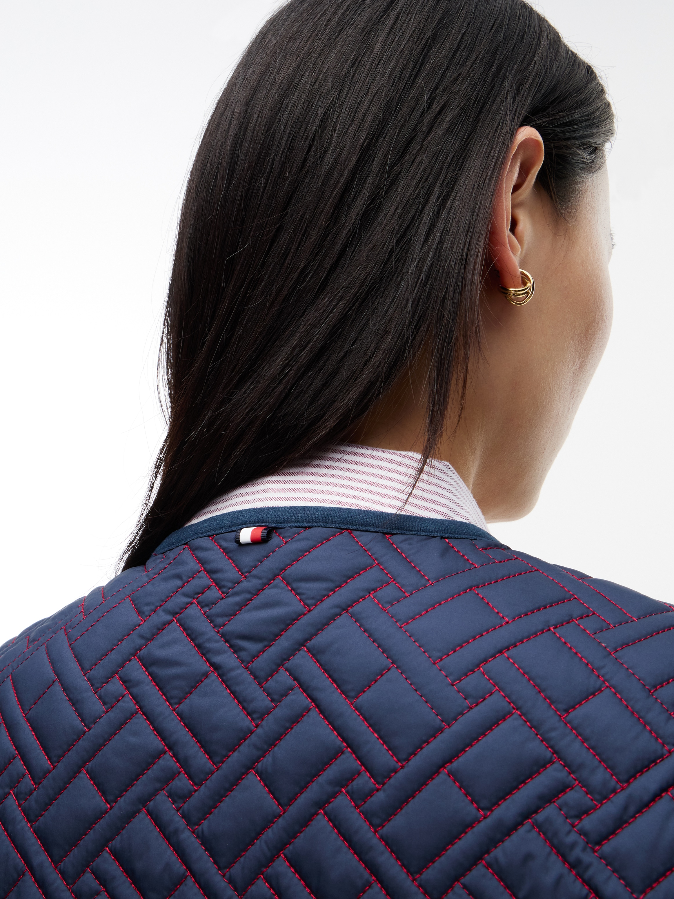 Tommy Hilfiger Steppjacke »QUILTED LINER JACKET« Kunstfaser
