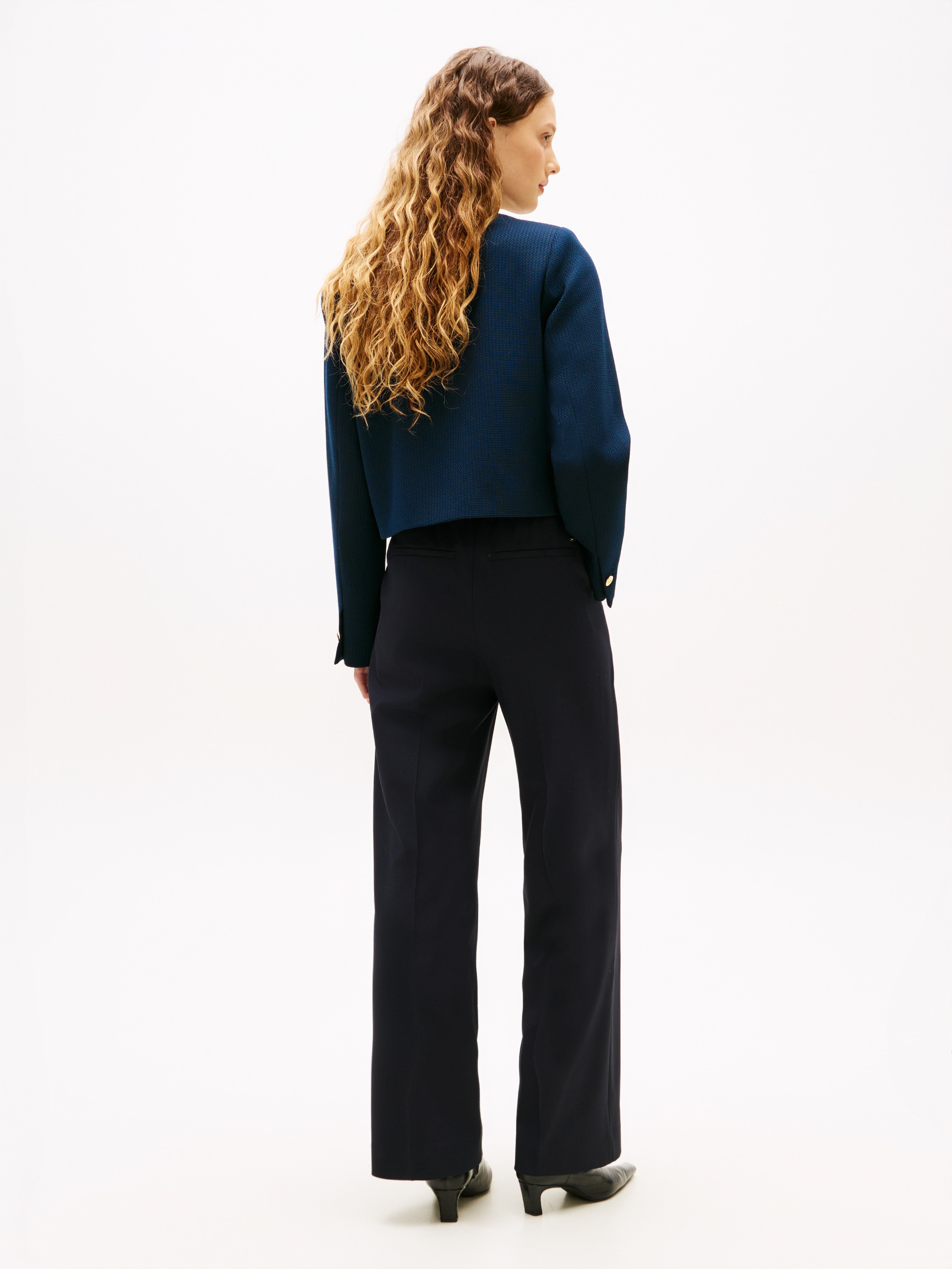 Tommy Hilfiger Blazer court »PREPPY TEXTURE LADY JACKET«