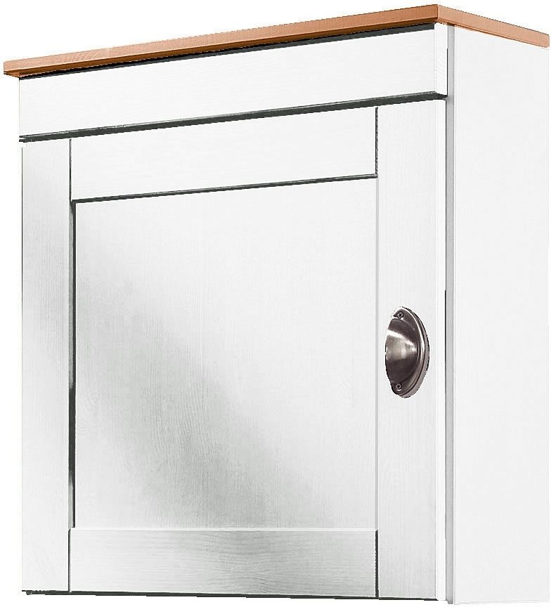 Image of Home affaire Hängeschrank "Oslo" 50 cm breit, aus massiver Kiefer, 1 Tür, Metallgriff, Landhaus-Optik