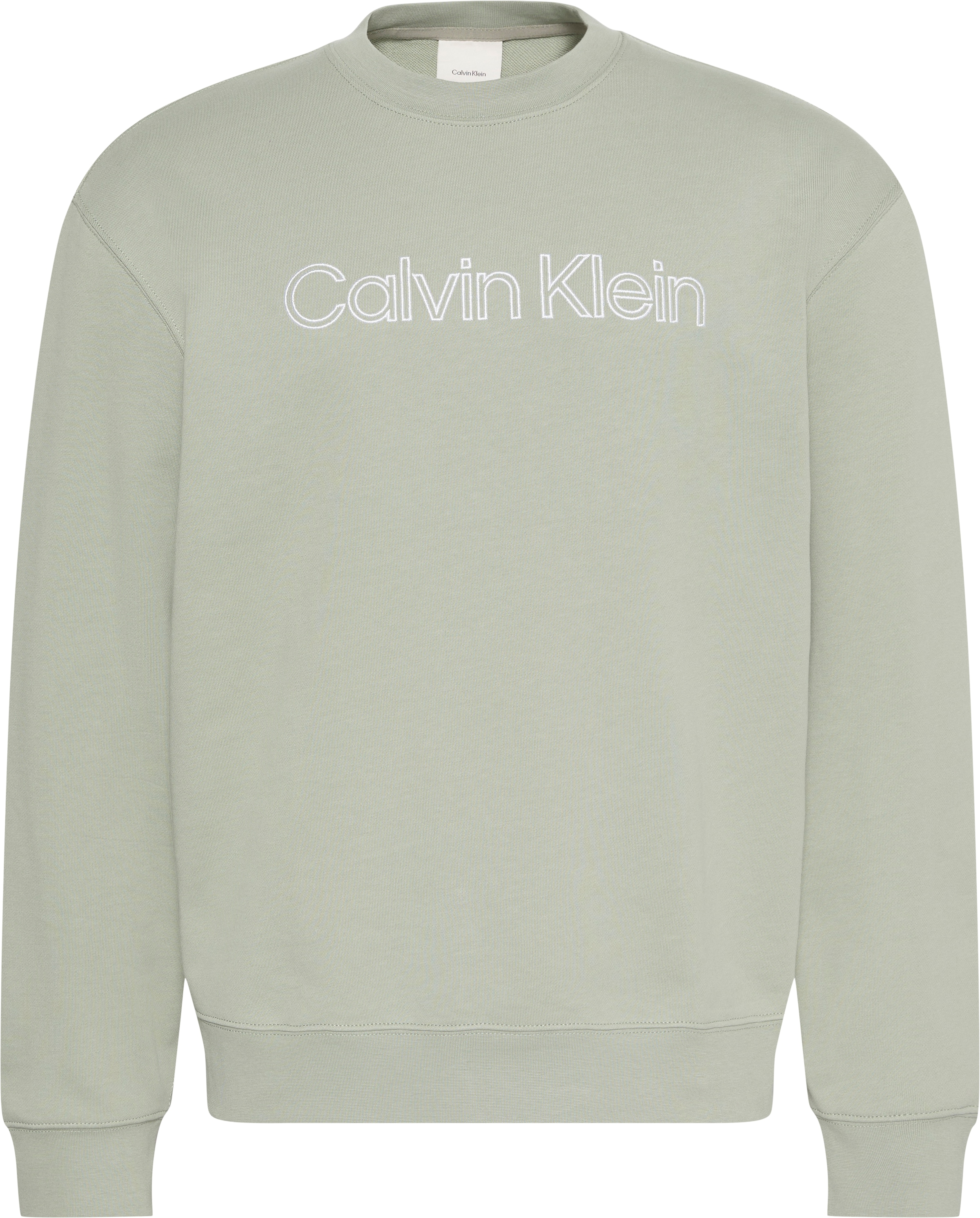 Calvin Klein Sweat-shirt , col rond, regular fit, impression
