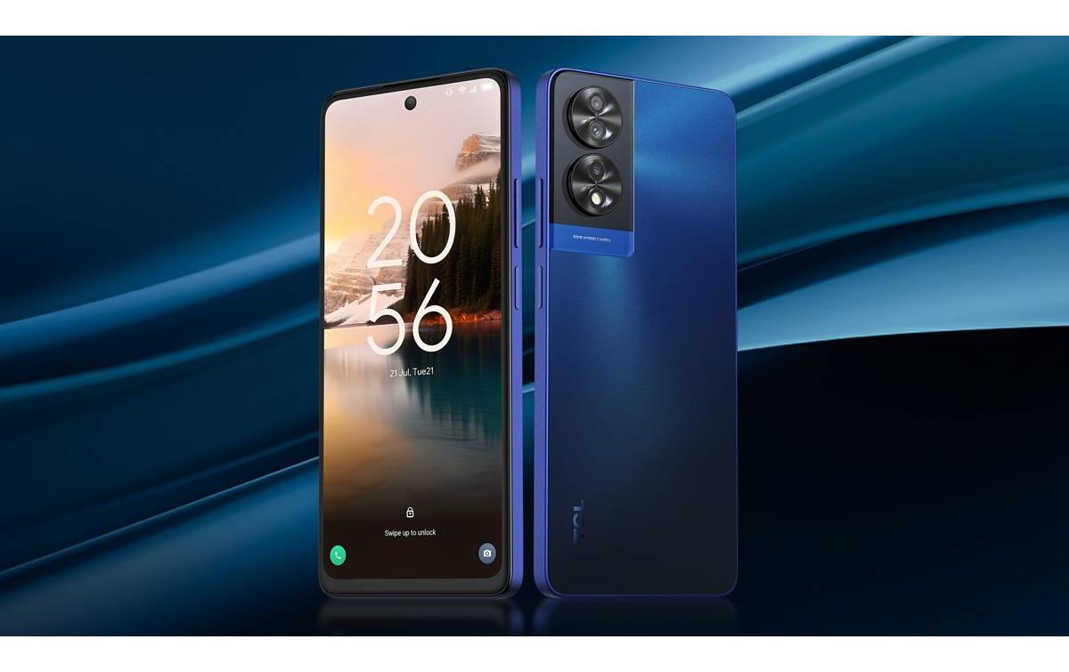 TCL Smartphone »40 NXTPAPER 256 GB Blau«, Blau, Schwarz