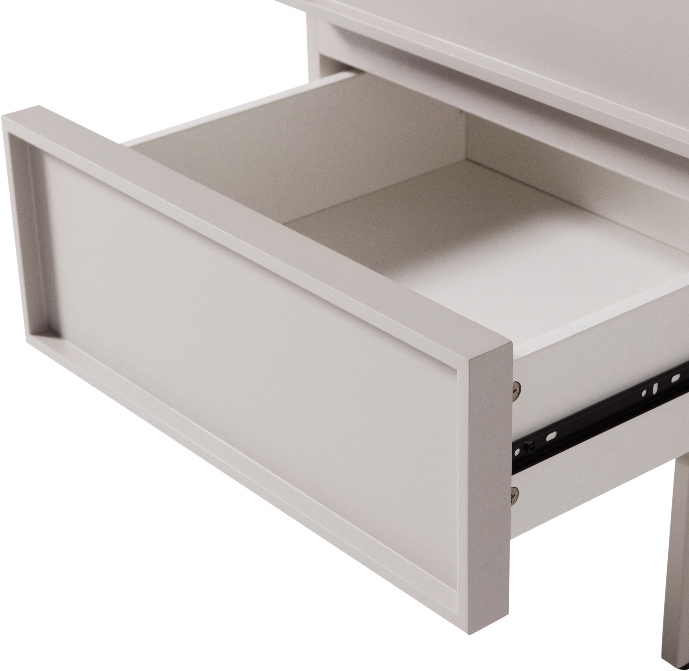WOOOD Table de nuit »Tours mit kompakter Ausführung und Melamin-MDF B 45 x T 42 x H 51 cm« Surface déperlante, capacité de charge du plateau 50 kg