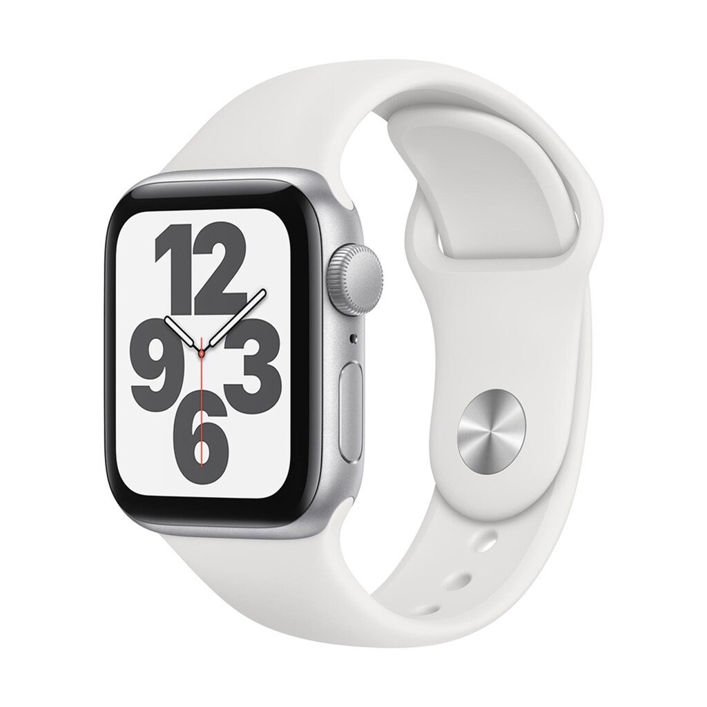 Apple Smartwatch »Serie SE, GPS, 40 mm Aluminium-Gehäuse mit Sportarmband«, (Watch OS)