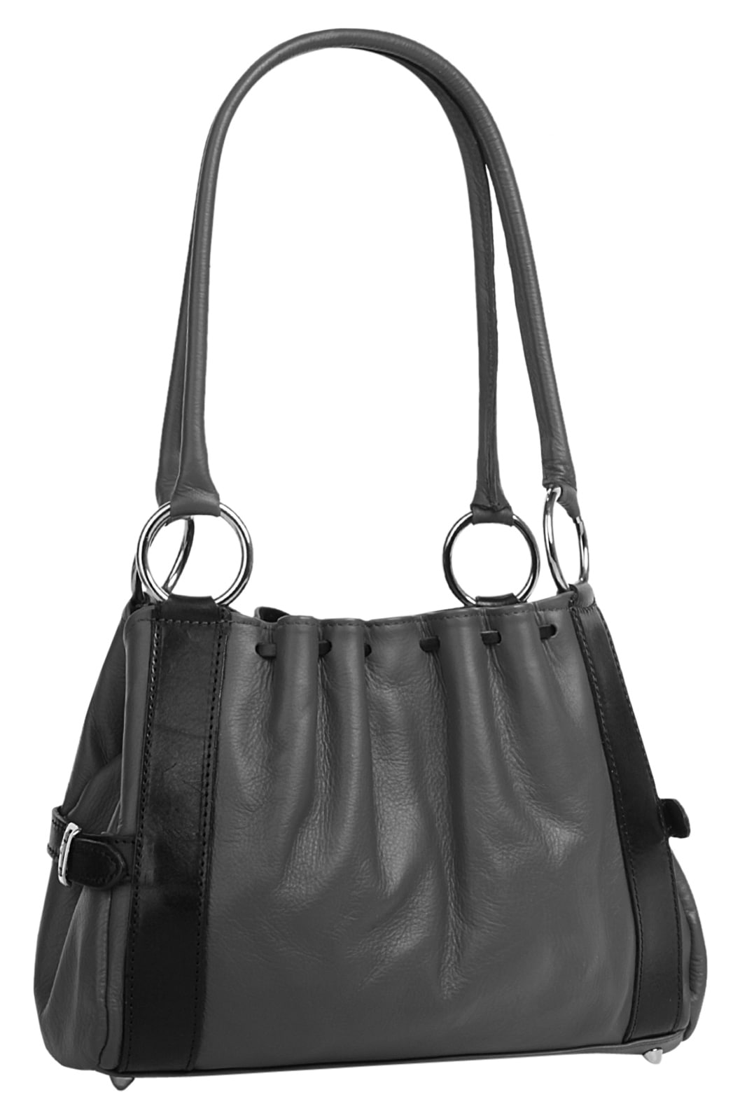Samantha Look Henkeltasche, echt Leder, Made in Italy