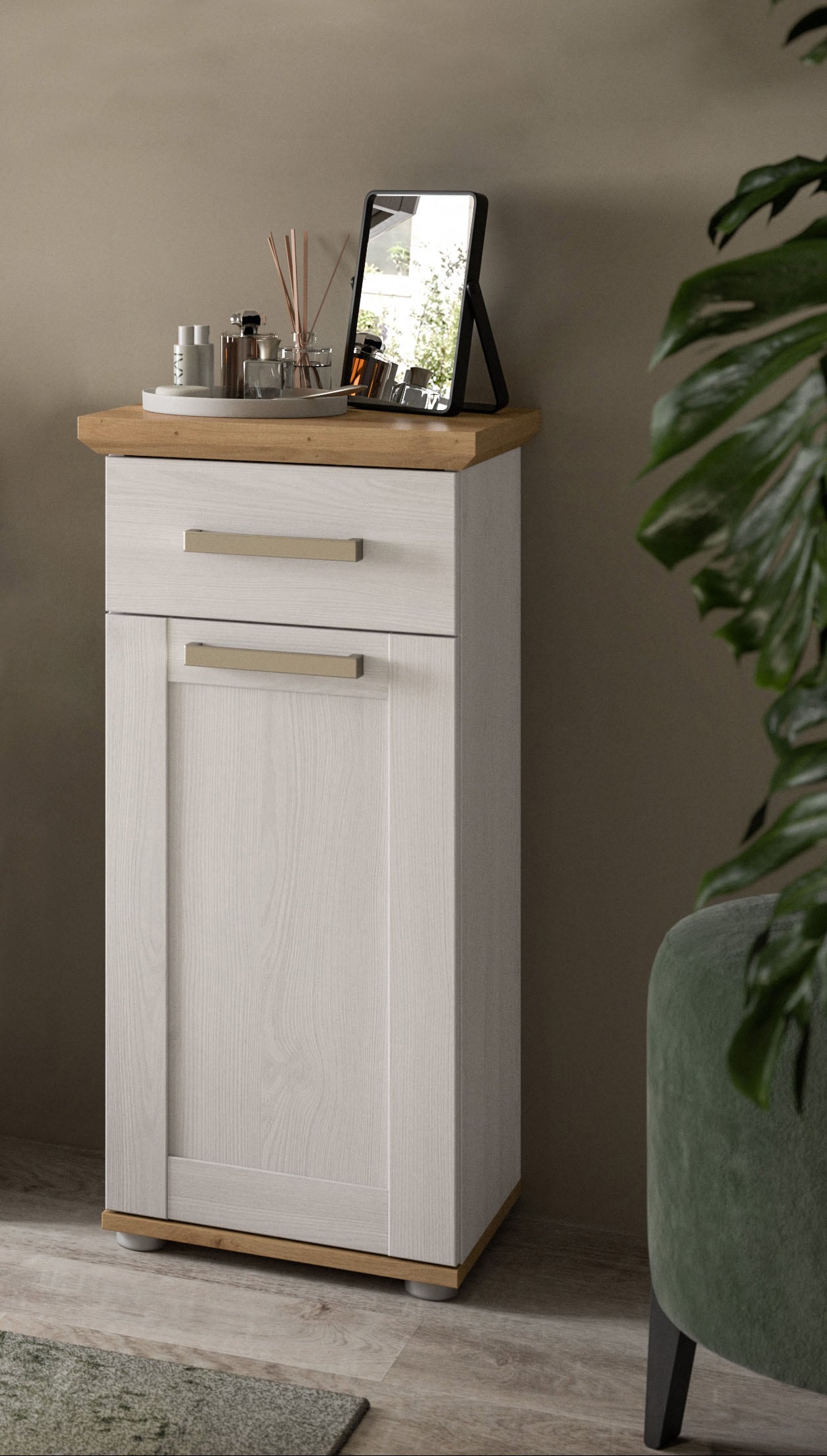 welltime Unterschrank »COSENZA« 1 Stk. tlg. Standschrank, Badezimmerschrank, Bad, Badezimmer
