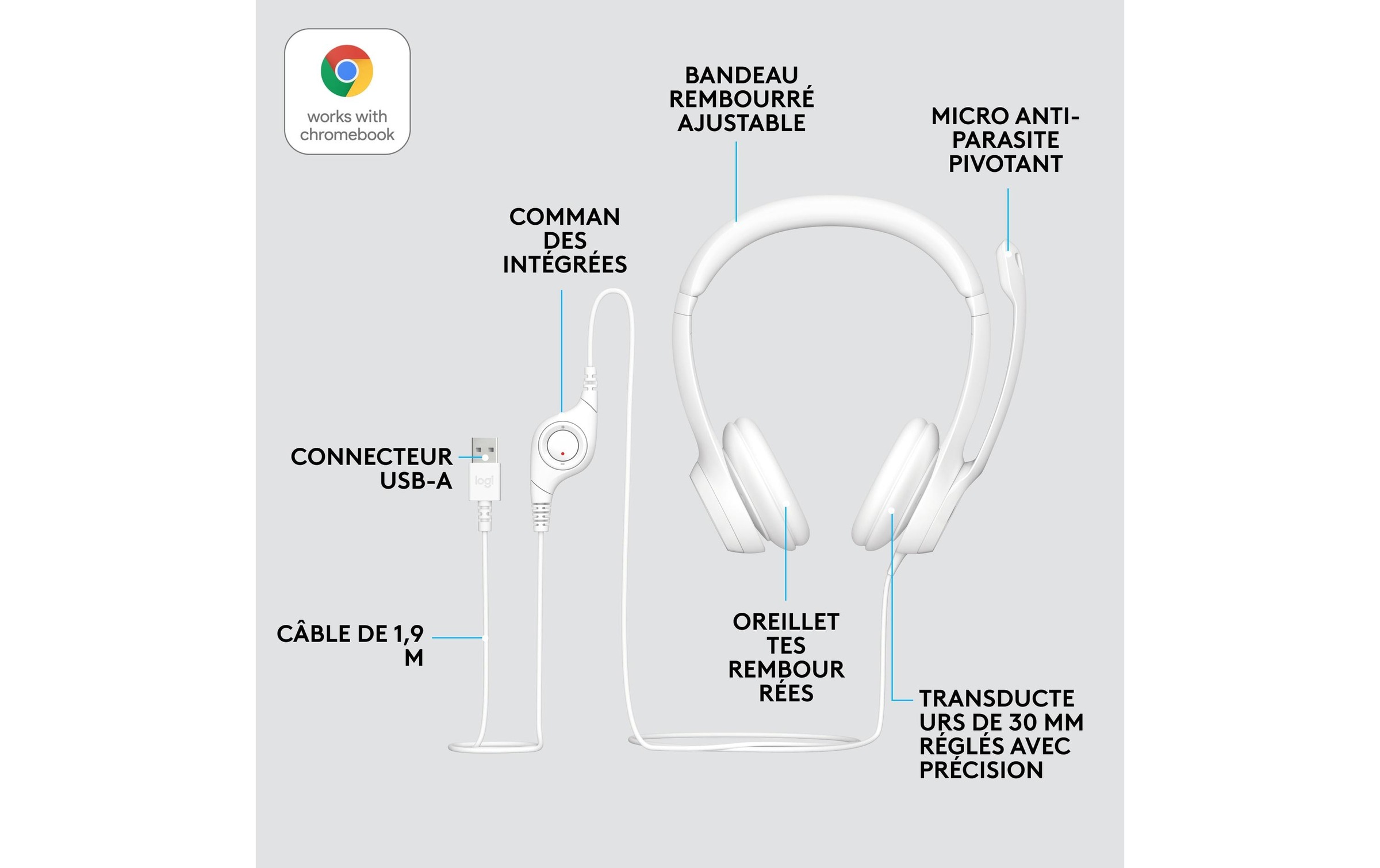 Logitech Headset »H390 USB Stereo«