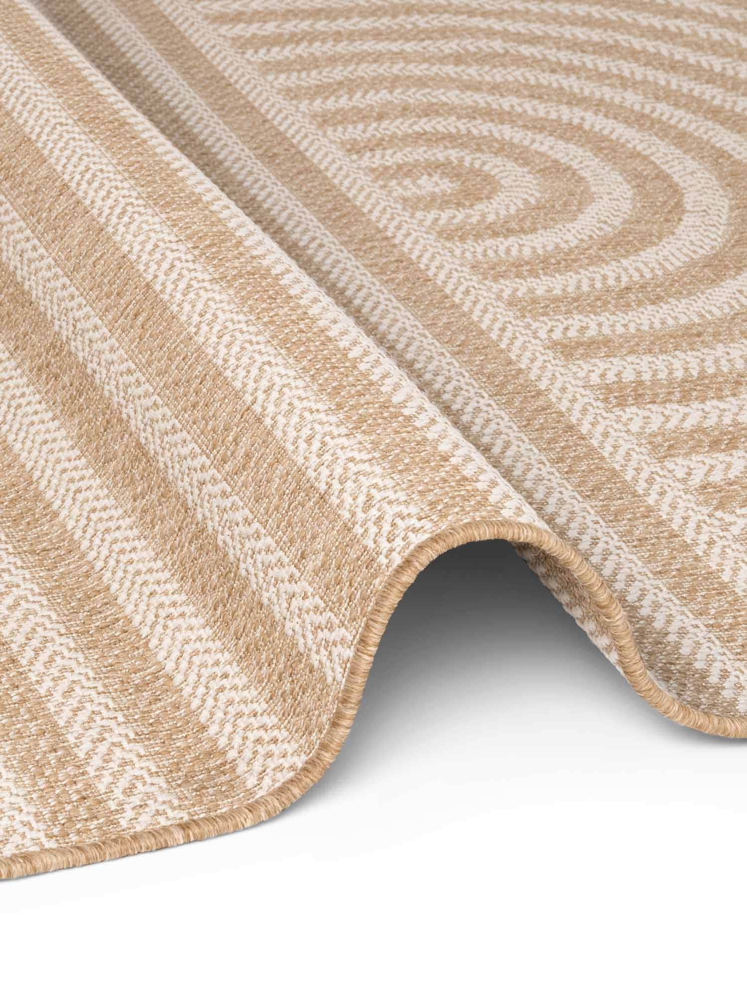 Ted Baker Teppich »Woodfield« oval 8 mm Höhe Designteppich, Wetterfest, Pflegeleicht, Modern, Wohnzimmer, Terrasse