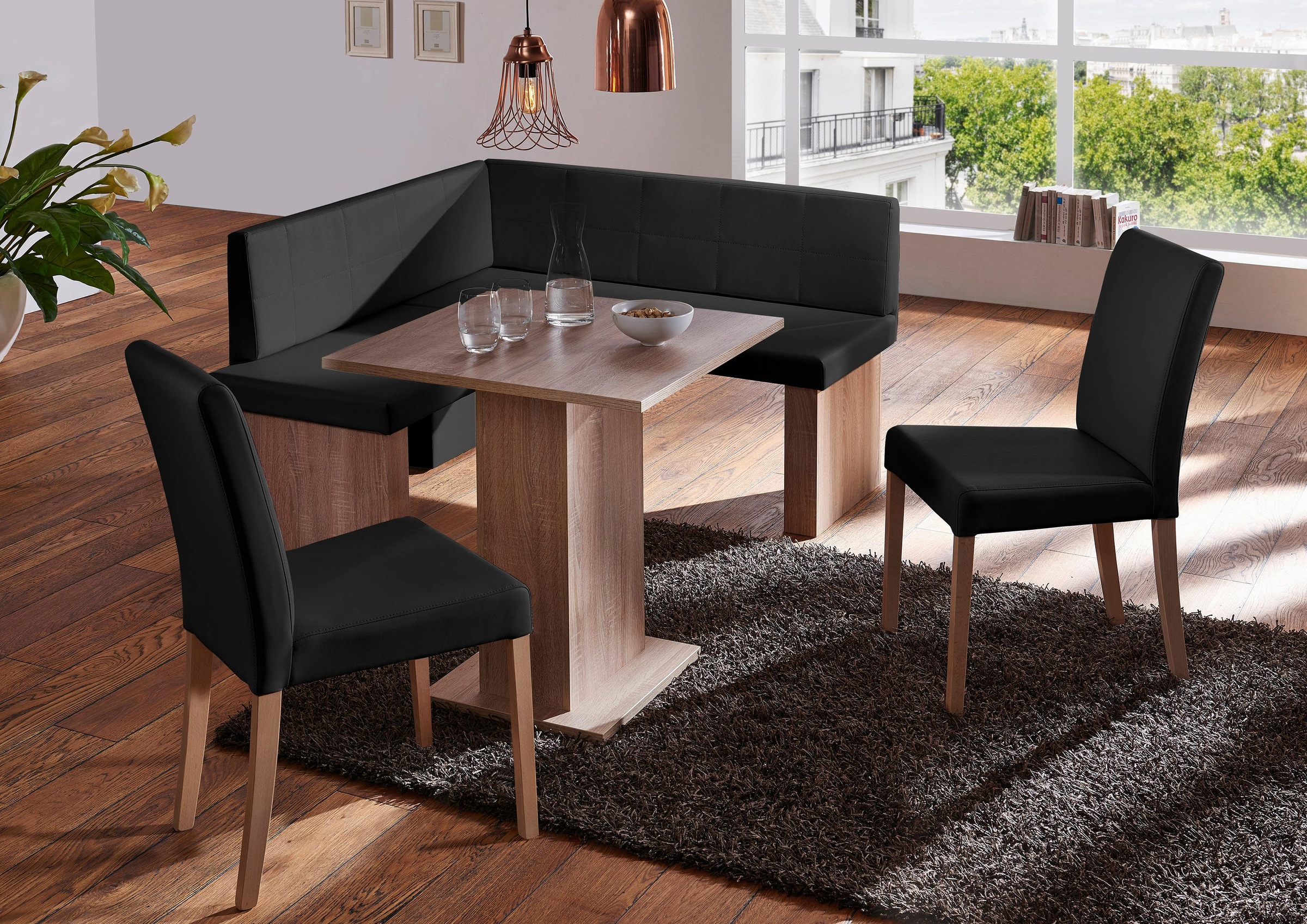 Image of SCHÖSSWENDER Eckbank »Anna 2«, Schenkel gleichschenkelig 130 cm bei Ackermann Versand Schweiz