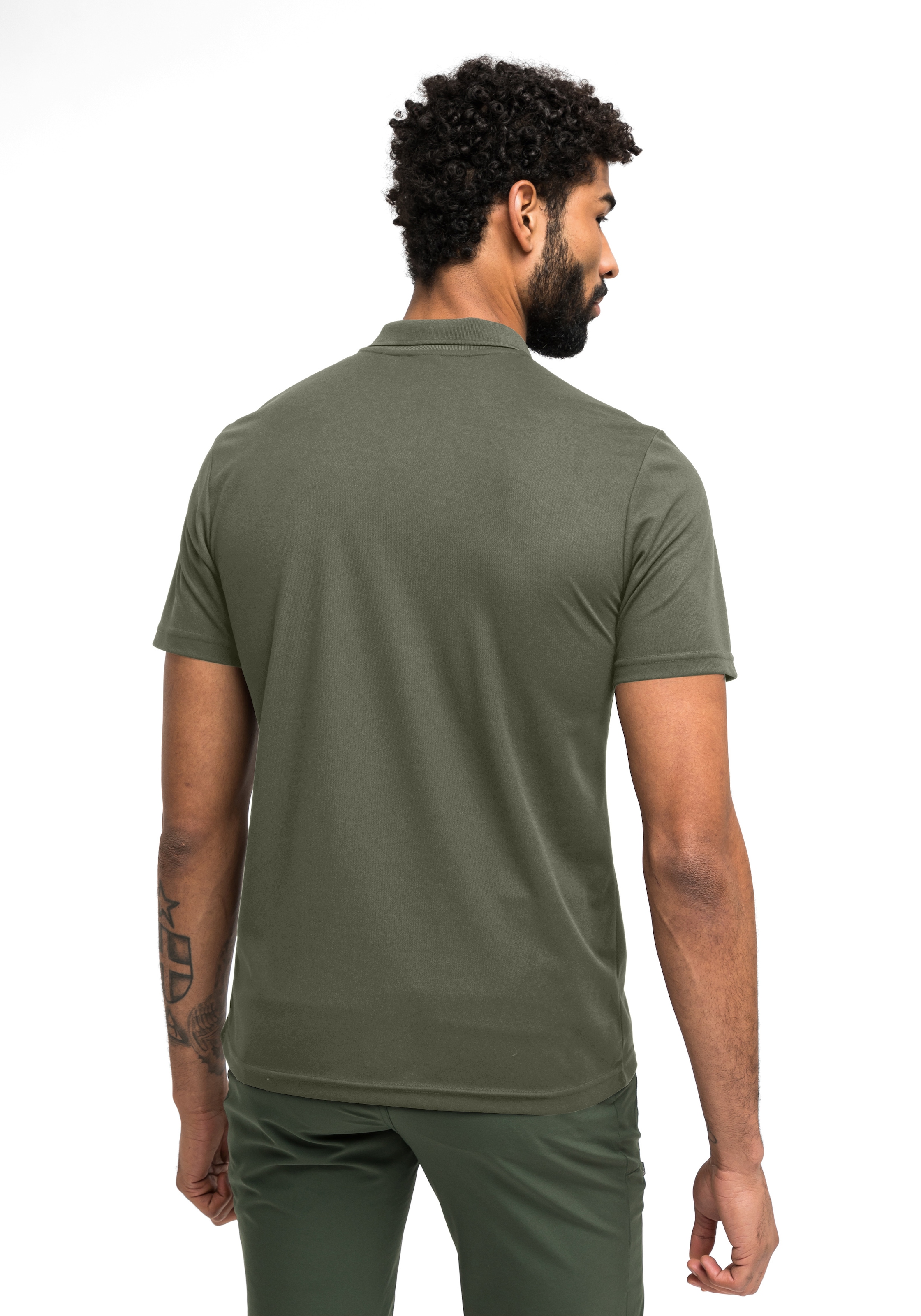 Maier Sports Polo »Ulrich« Herren Polo kurzarm, leichtes Shirt, Funktionsshirt mit Kragen Reg Fit