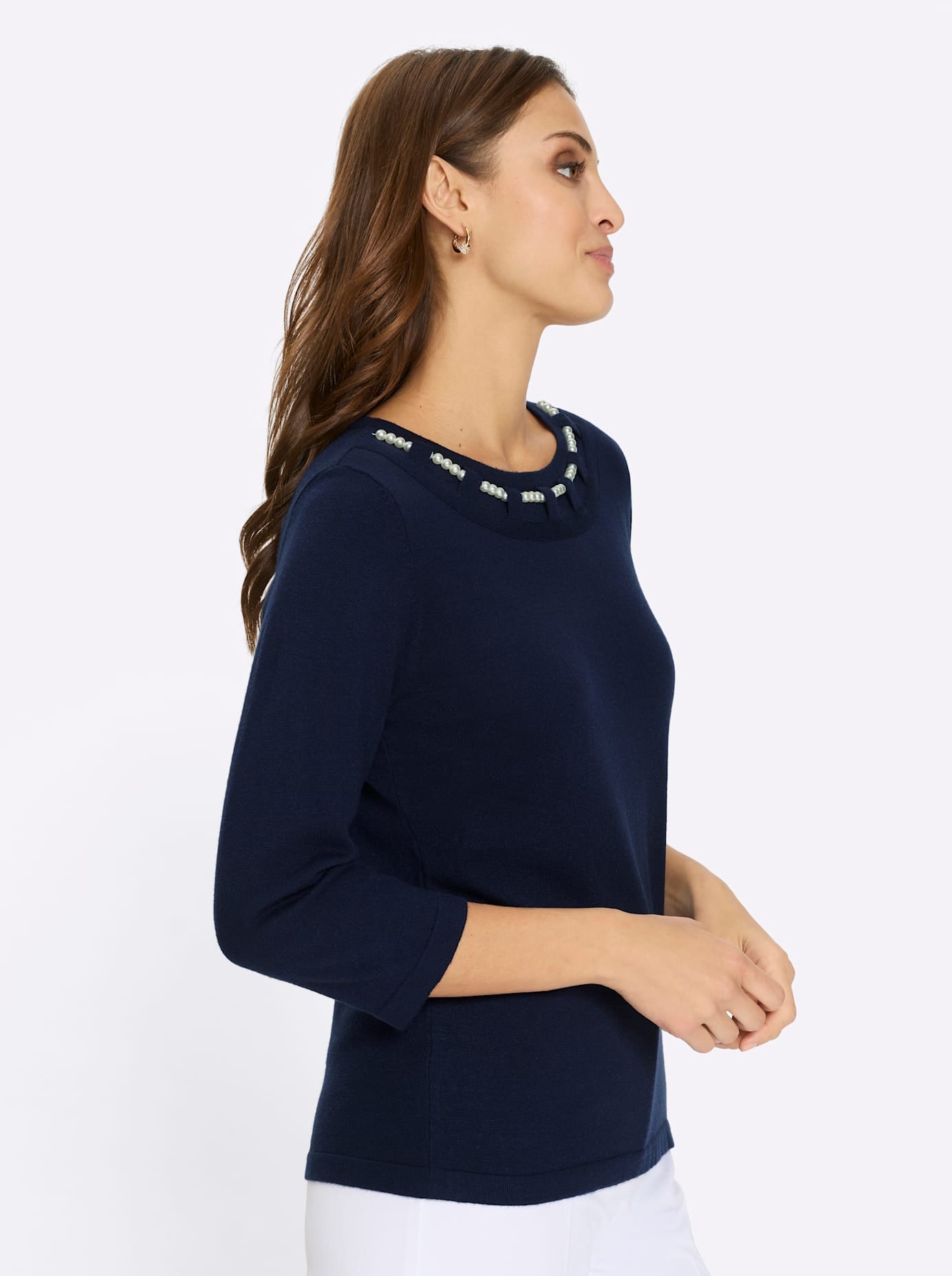 Lady Pull à col roulé »Rundhals-Pullover«