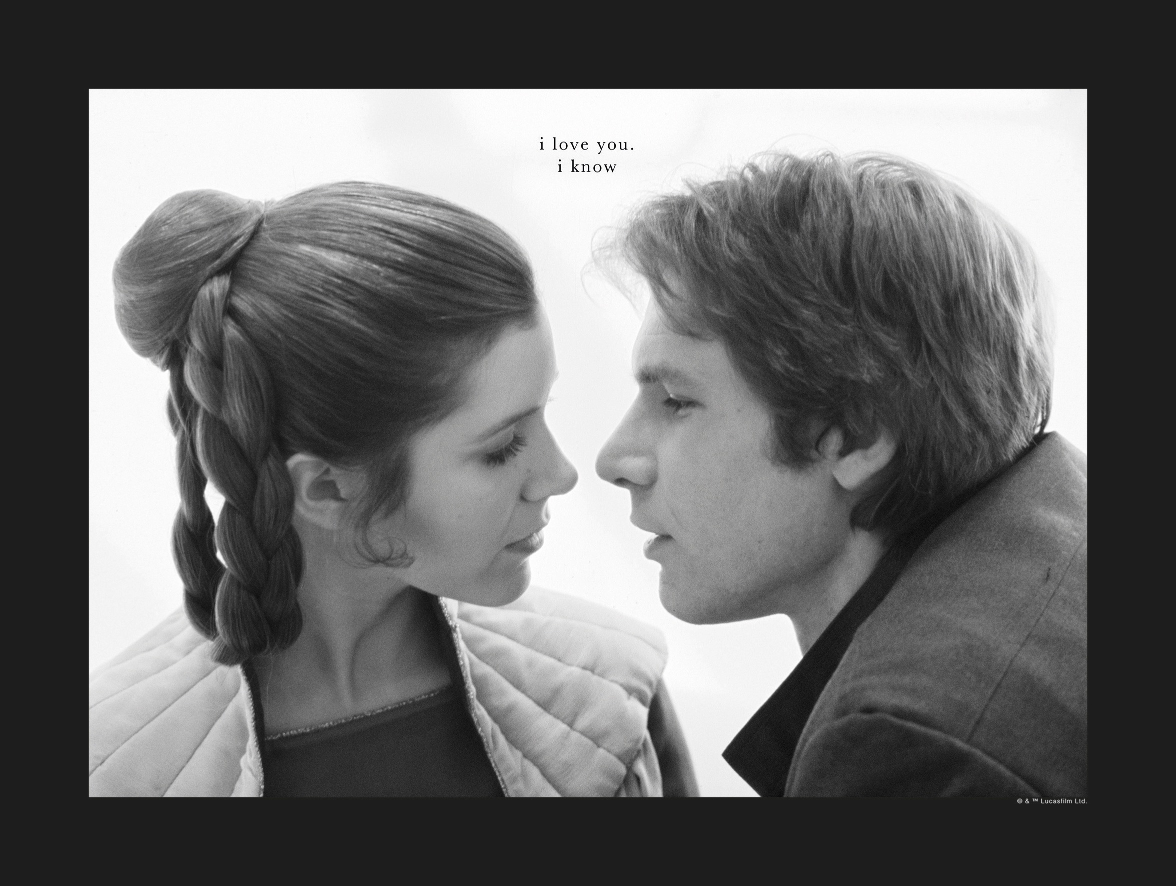 Image of Komar Poster »Star Wars Classic Leia Han Love«, Star Wars bei Ackermann Versand Schweiz