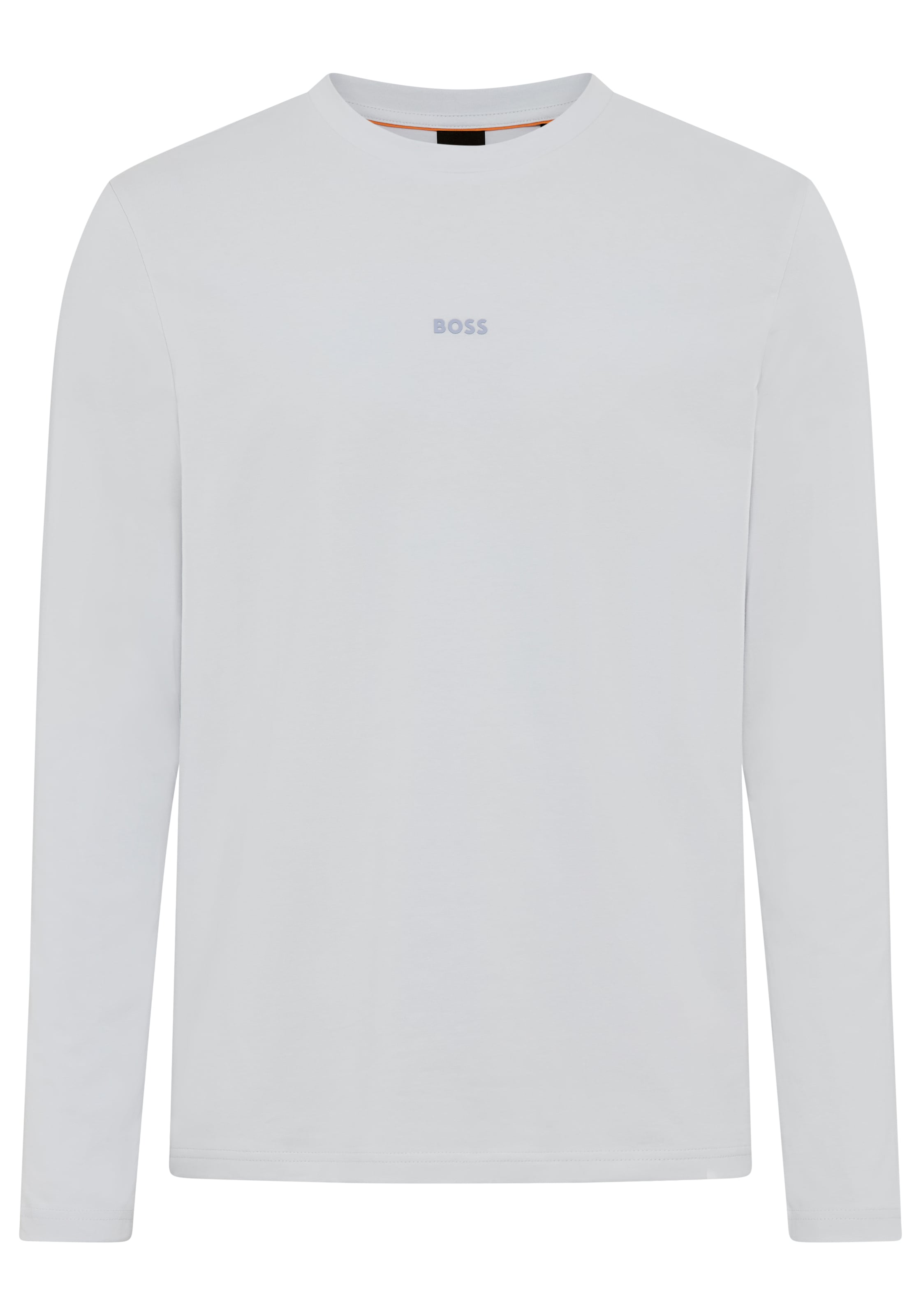 BOSS ORANGE Langarmshirt »TChark« Rundhalsausschnitt, Regular Fit, mit BOSS-Logo