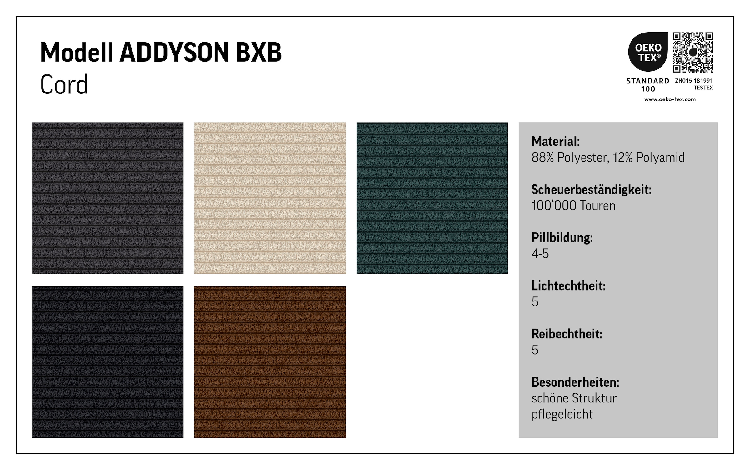 LeGer Home by Lena Gercke Lit boxspring »Addyson« Härtegrade H2, H3 und H4 wählbar,  Boxspringbett inkl. Topper, 2 Matratzen