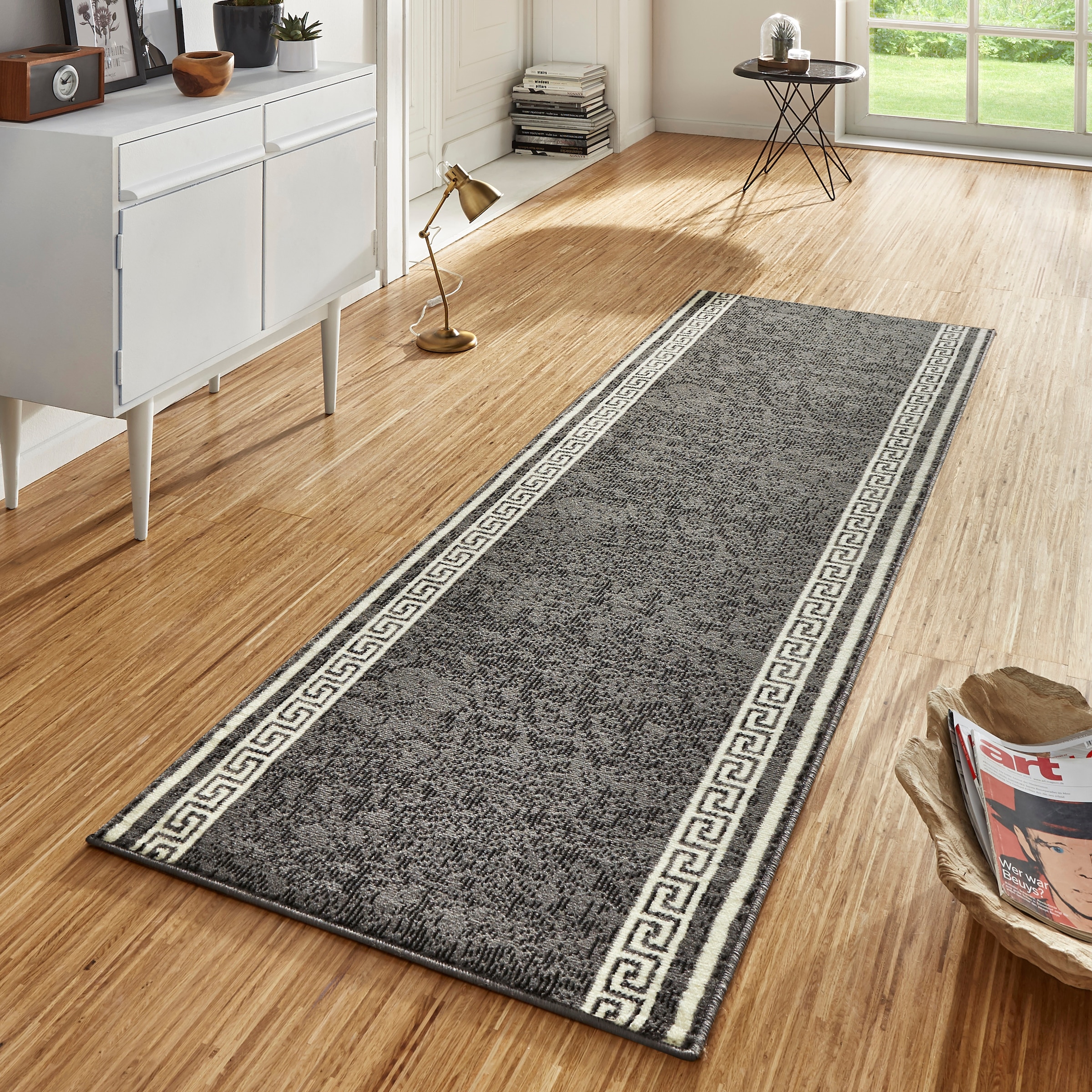 Image of HANSE Home Läufer "Casa" rechteckig 9 mm Höhe Kurzflor, Weich, Teppichläufer, Bordüre, Teppich, Küche, Flur, Muster