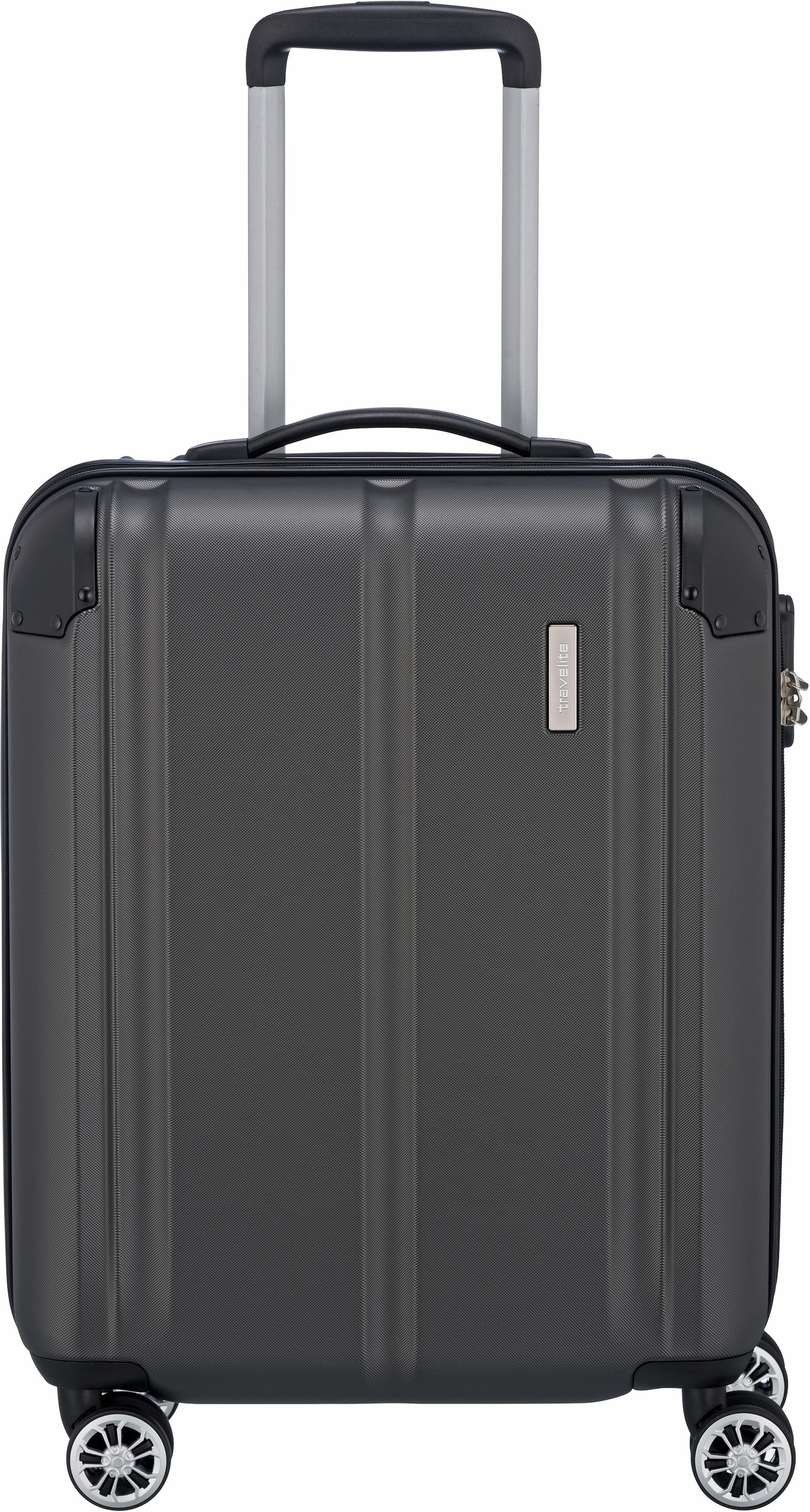 travelite Trolley à coque dure »CITY Reisekoffer Hartschale« 40 litre 4 Rollen avec serrure TSA, bagage de voyage robuste en ABS