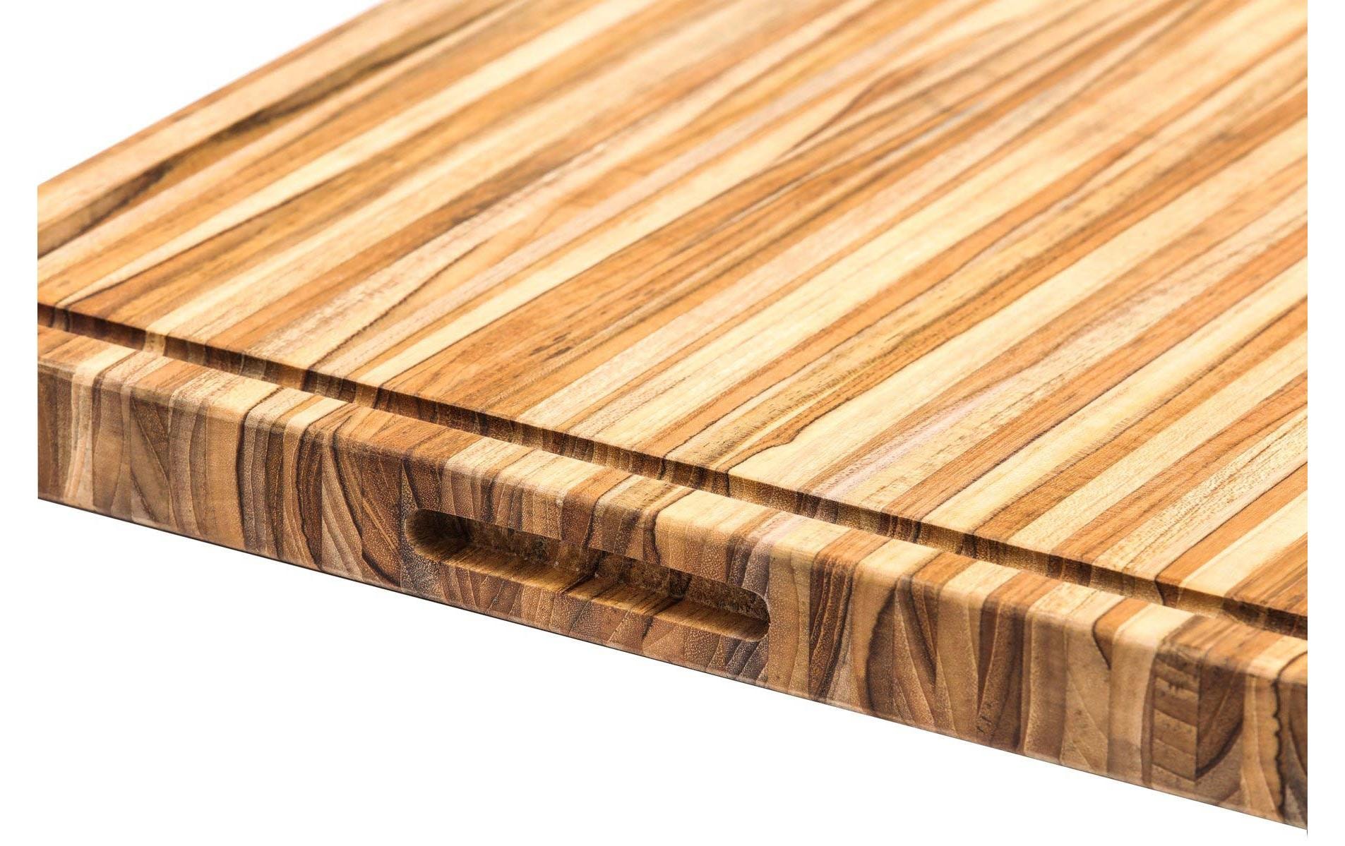 Schneidebrett »Teak-Haus 46x61«, Holzart: Teakholz, Holzherkunft: Vietnam
