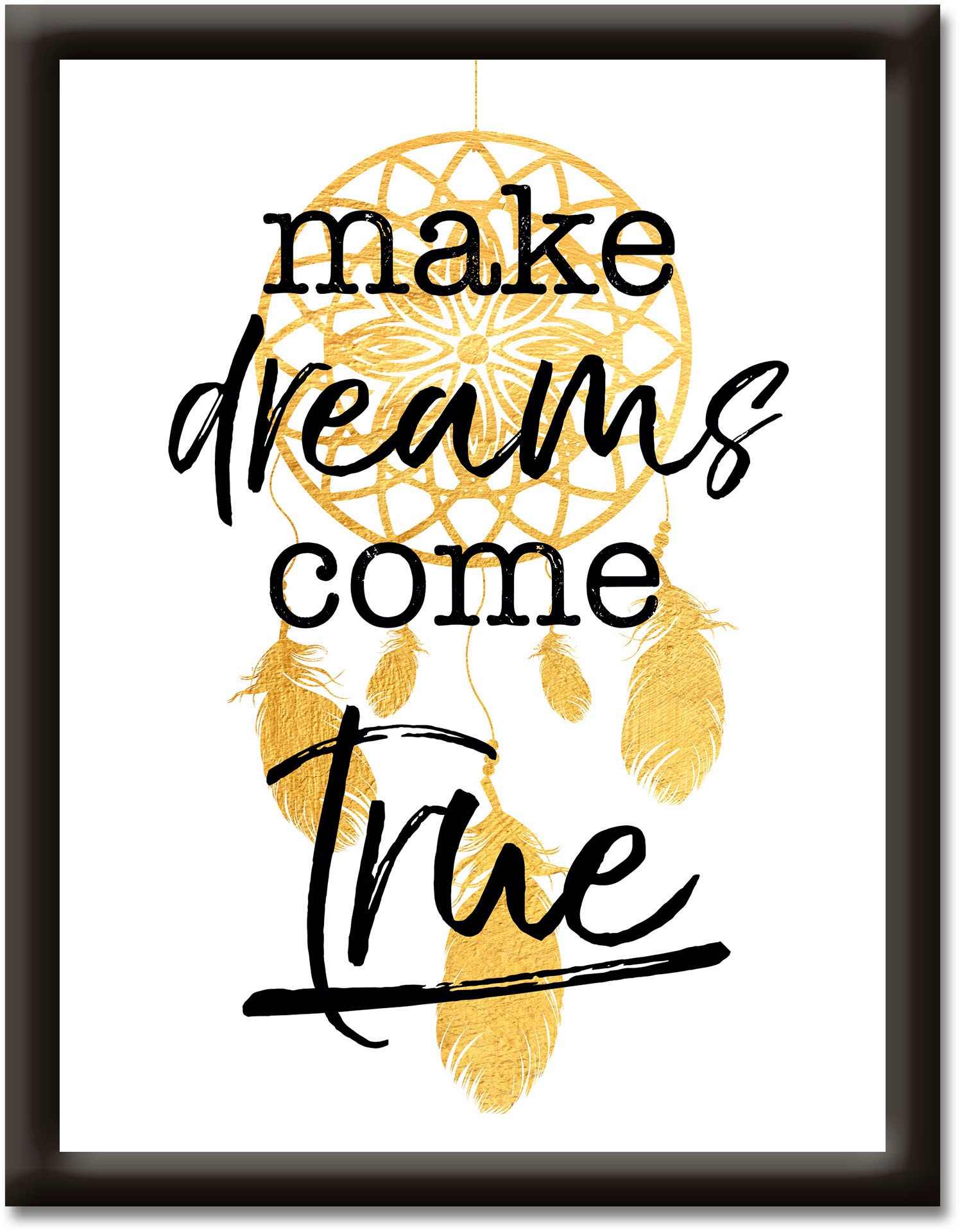 Image of Artland Wandbild »Träume wahr werden lassen«, Sprüche & Texte, (1 St.) bei Ackermann Versand Schweiz