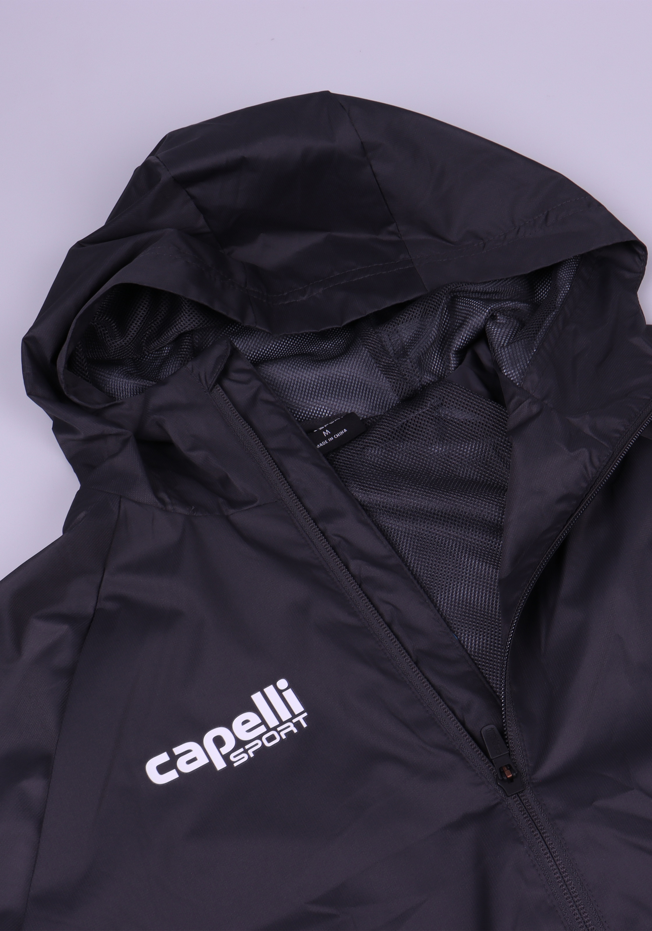 Capelli Sport Funktionsjacke, ohne Kapuze, mit seitlichen kontrastreichen Bändern