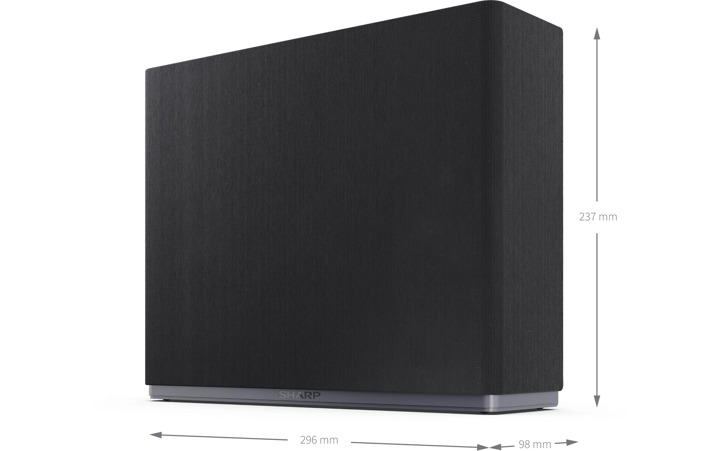 Sharp Subwoofer »CPAWS0101 Schwarz«