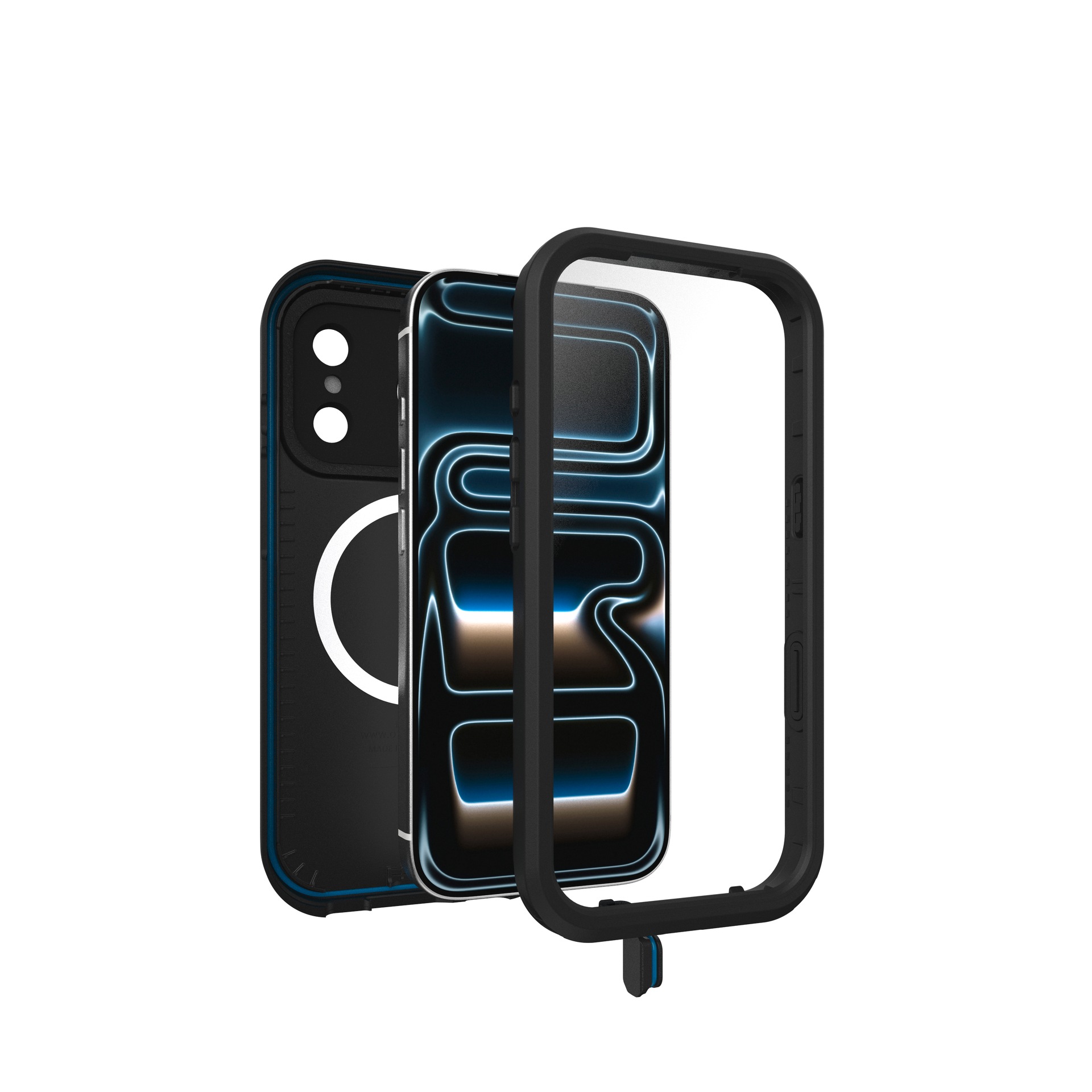 Otterbox Handyhülle »Fre Series für Apple iPhone 17 Pro« Apple iPhone 17 Pro Backcover, Schutzhülle, Handyschutzhülle, Case, Schutzcase, stossfest